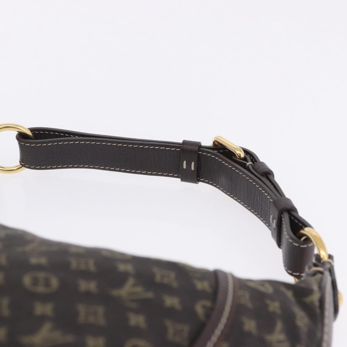 Louis Vuitton Manon Mini Lin Brown Canvas Handbag (Pre-Owned)