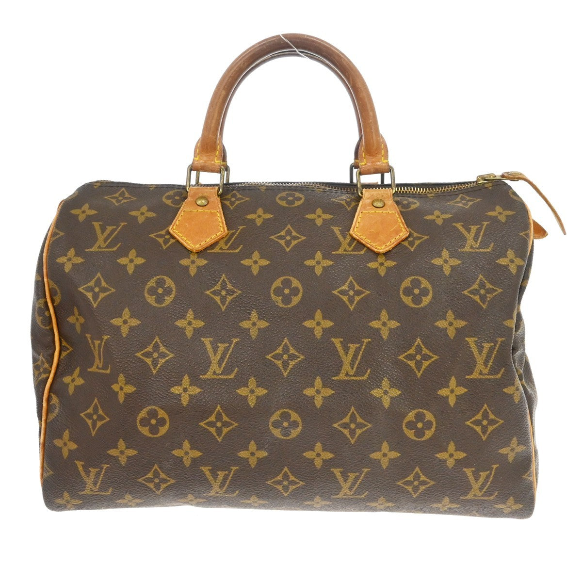 Louis Vuitton Speedy Monogram Canvas Brown Canvas Handbag (Pre-Owned)