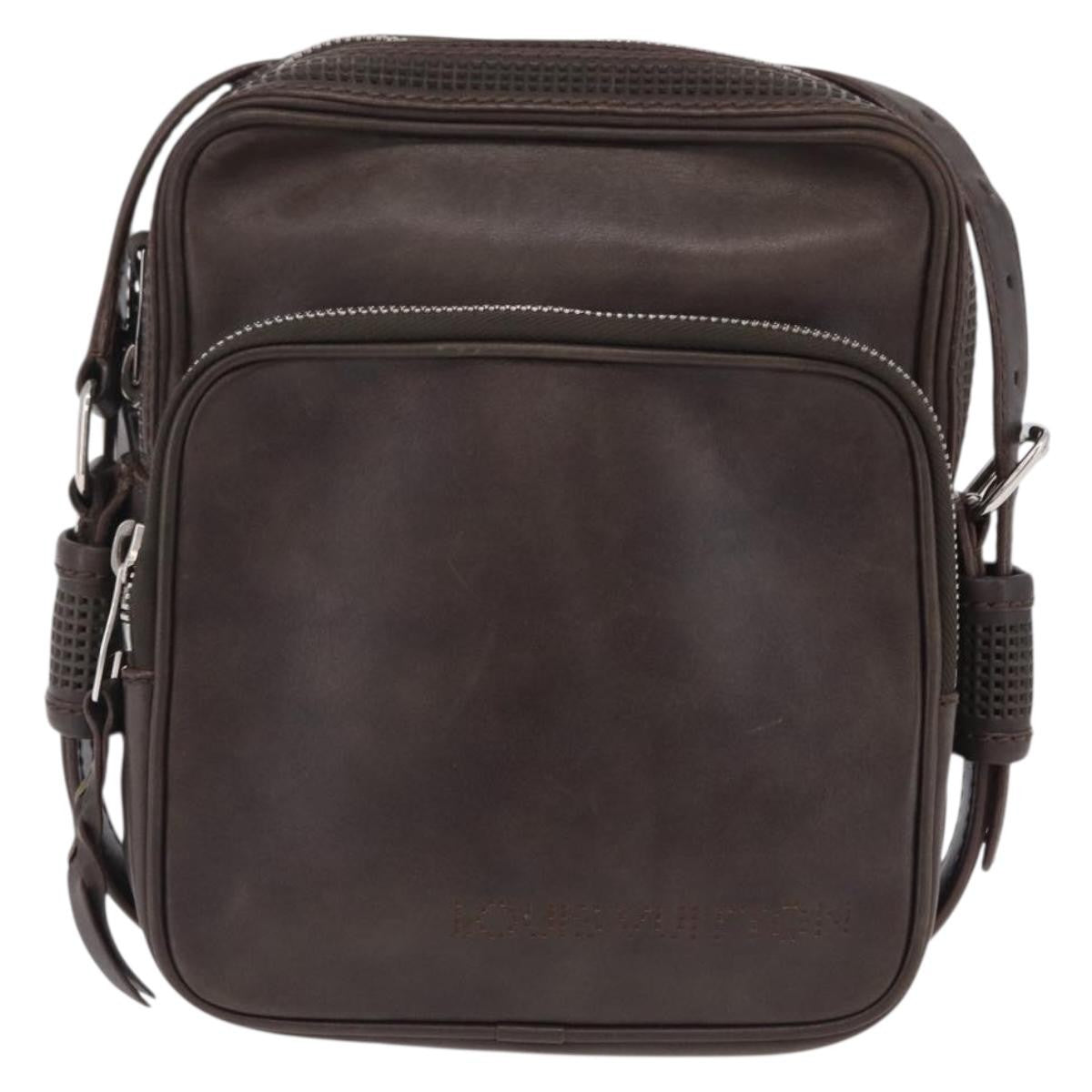 Louis Vuitton Bequia Trotter Messenger Nomade Leather Brown Leather Handbag (Pre-Owned)