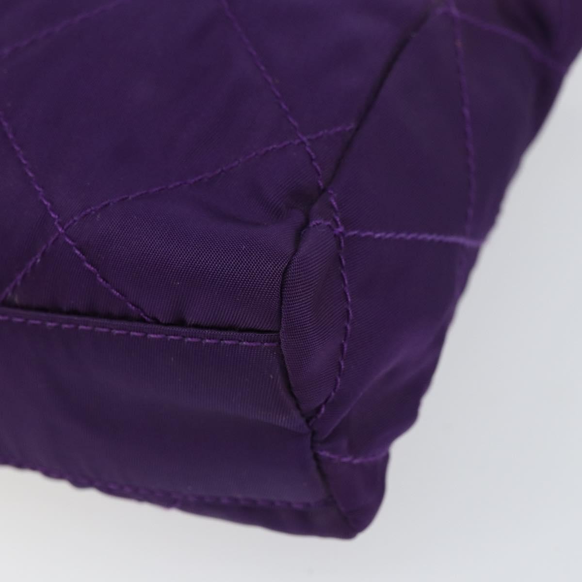 Prada Re-Edition 1995 Chain Quilted Re-Nylon Purple Nylon Tote Bag Bag (Pre-Owned)