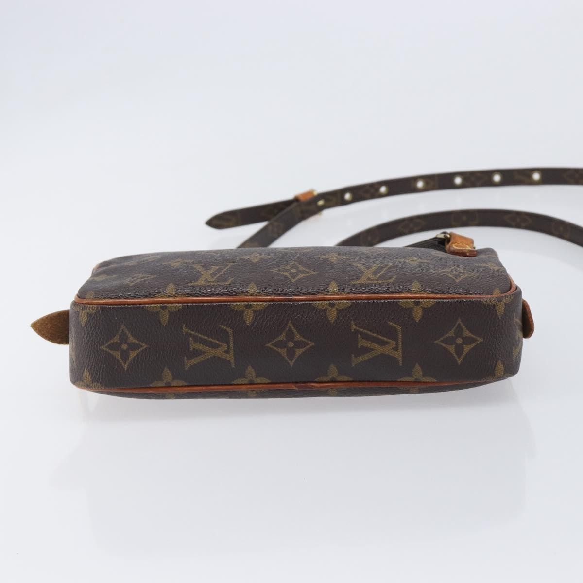 Louis Vuitton Pochette Marly Bandouliere Monogram Canvas Brown Canvas Handbag (Pre-Owned)