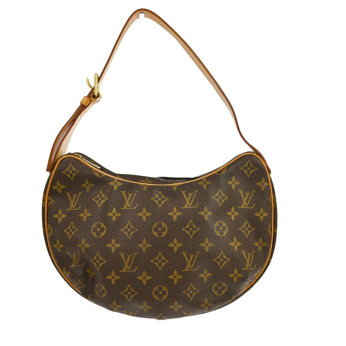 Louis Vuitton Croissant Monogram Brown Canvas Shoulder Bag Bag (Pre-Owned)