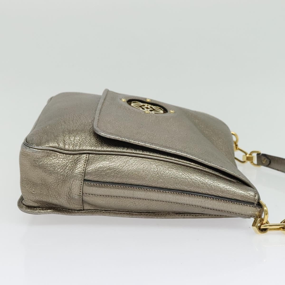 Loewe Anagram Leather Gold Leather Tote Bag Bag (Pre-Owned)