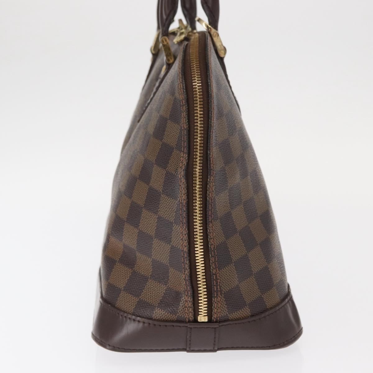 Louis Vuitton Alma Damier Brown Canvas Handbag (Pre-Owned)