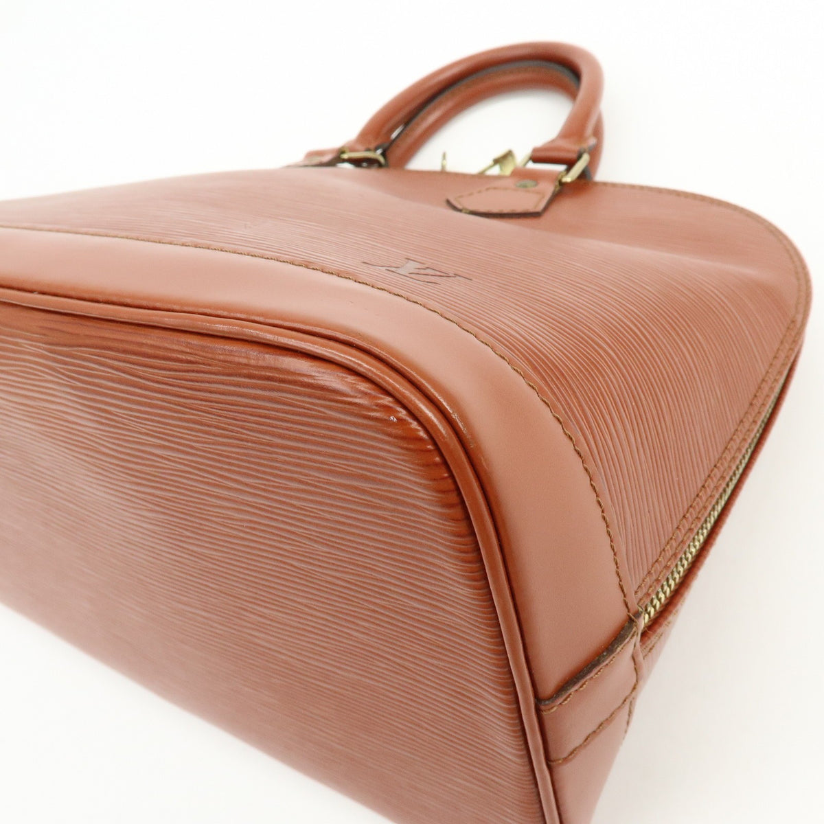 Louis Vuitton Alma Epi Leather Brown Leather Handbag (Pre-Owned)