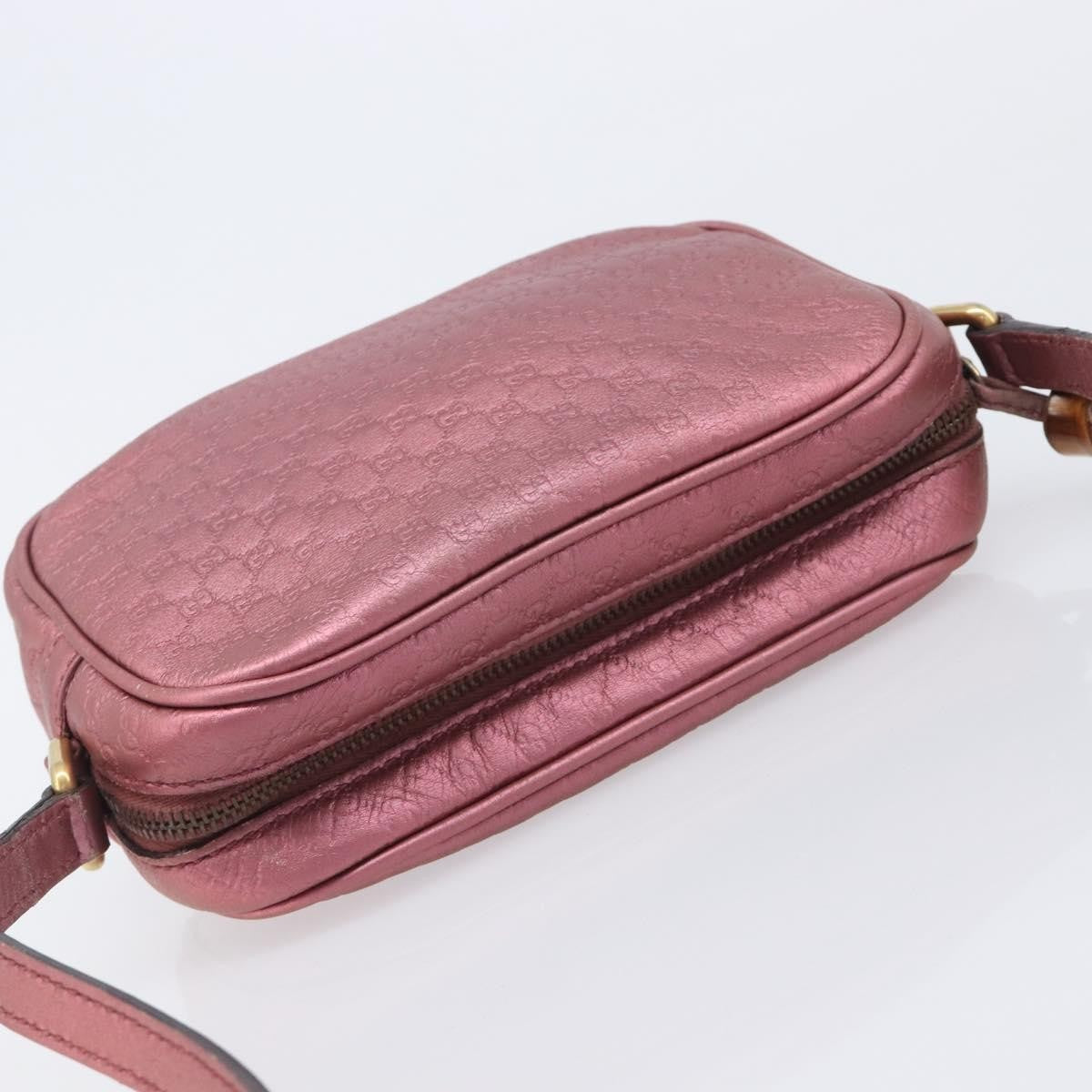 Gucci Sunshine Disco Microguccissima Leather Pink Leather Crossbody Bag Bag (Pre-Owned)