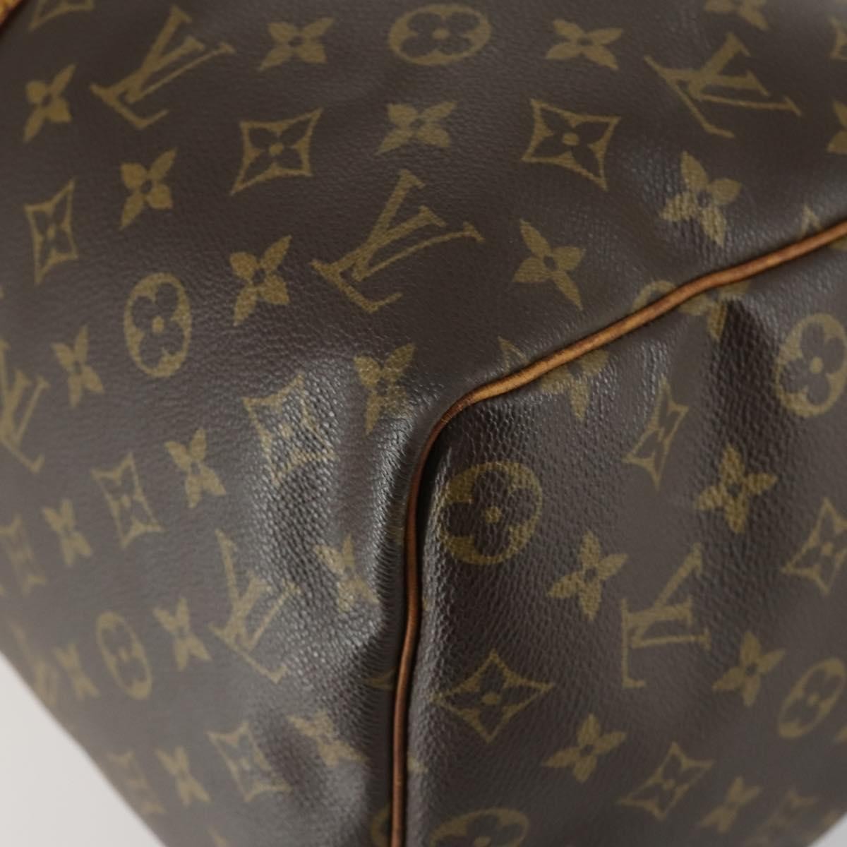 Louis Vuitton Keepall Monogram Canvas Brown Canvas Travel Bag Bag (Pre-Owned)