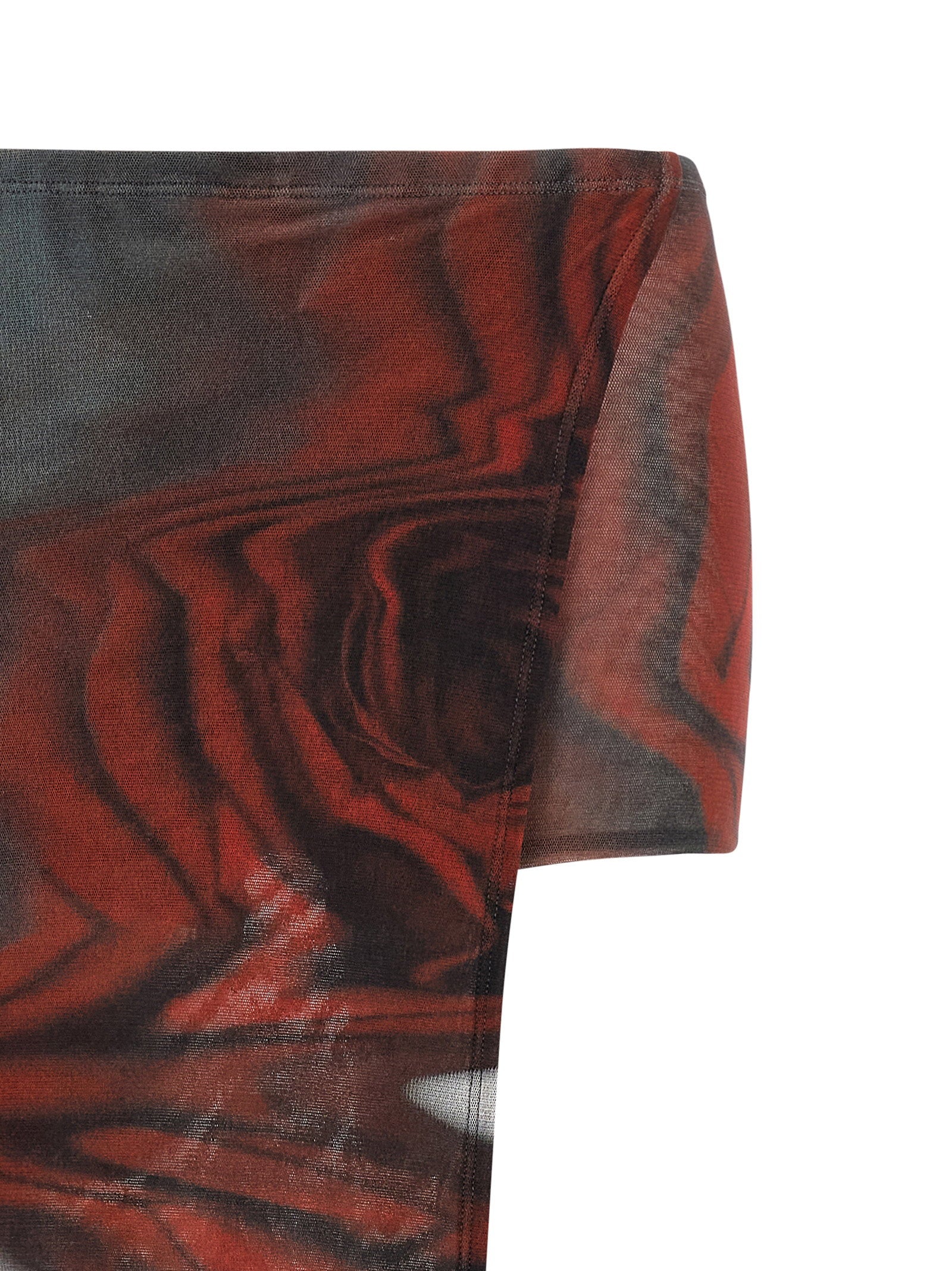 Jean Paul Gaultier Women's The Red Blurry Roses Skort