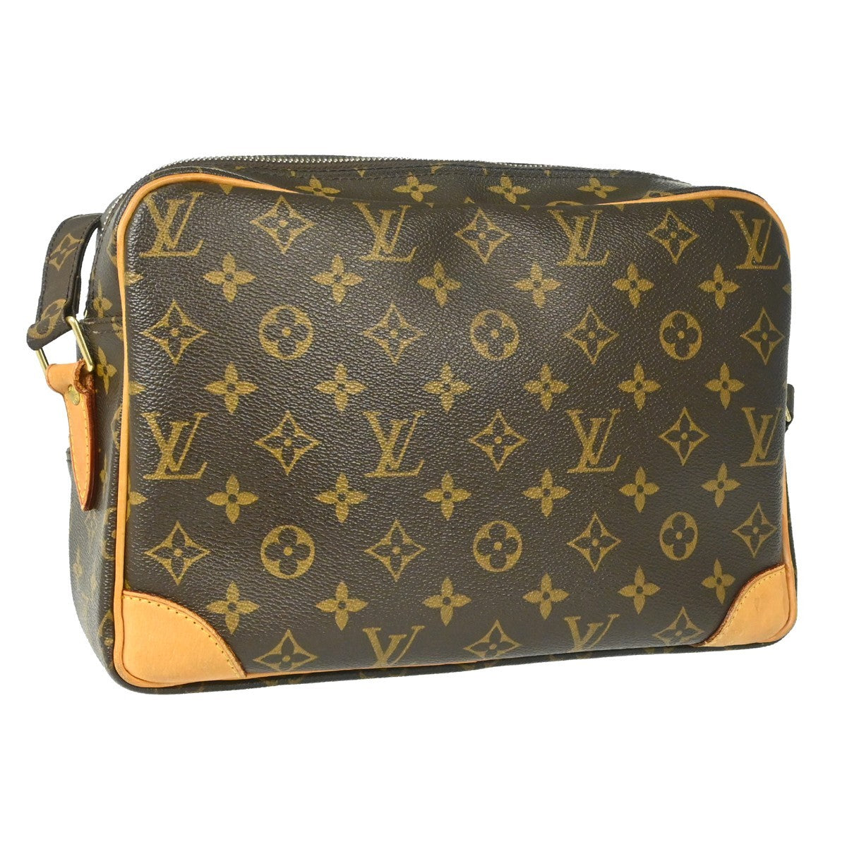 Louis Vuitton Nil Messenger Monogram Canvas Brown Canvas Handbag (Pre-Owned)