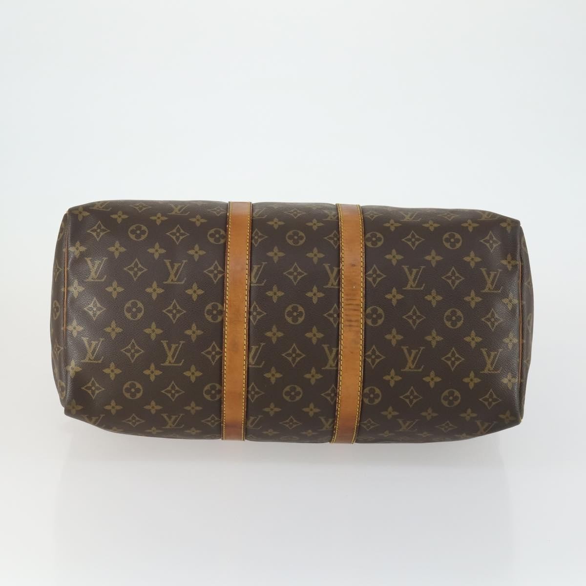 Louis Vuitton Keepall Monogram Canvas Brown Canvas Travel Bag Bag (Pre-Owned)