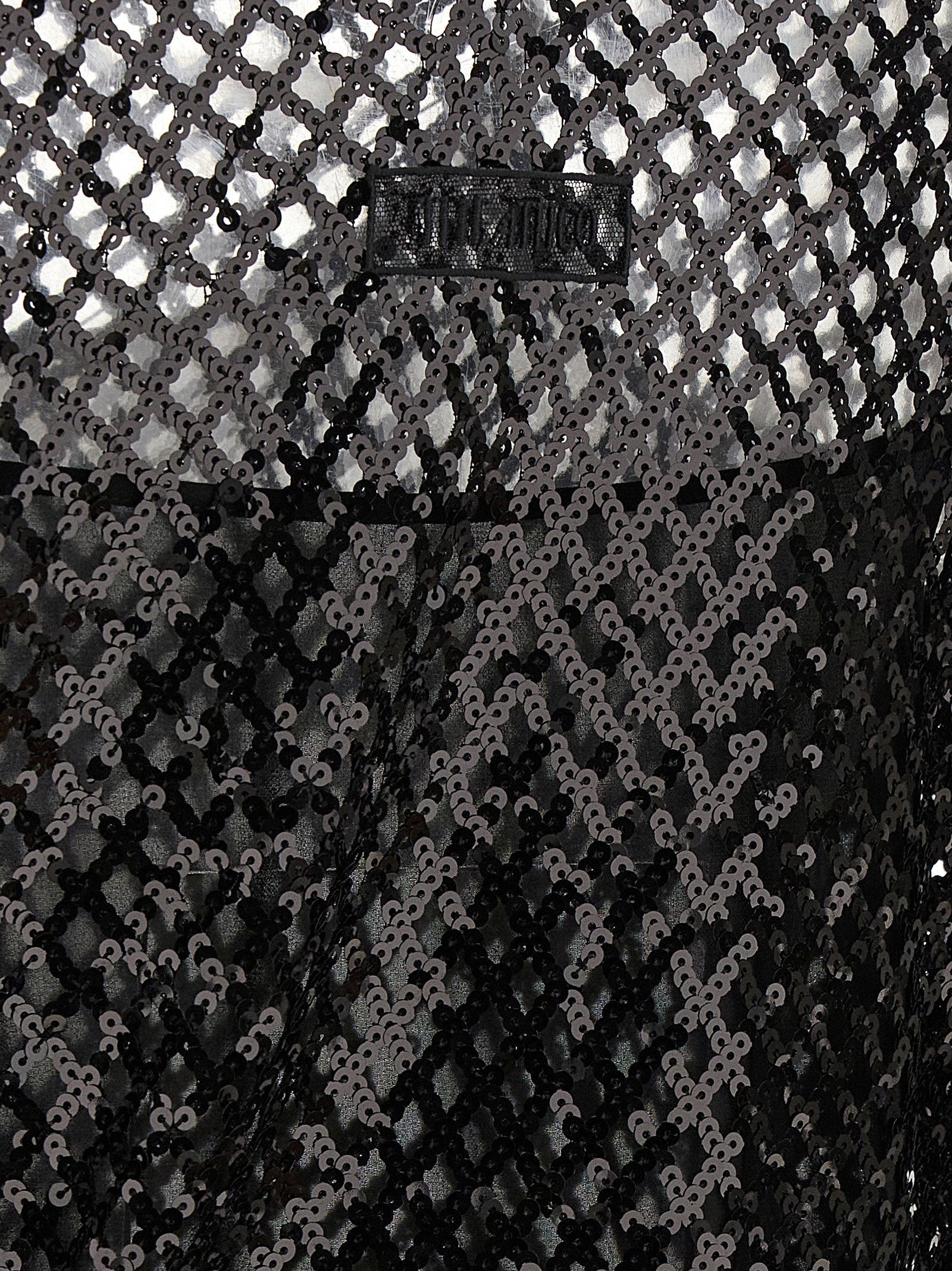 The Attico Women's Sequin Mesh Dress