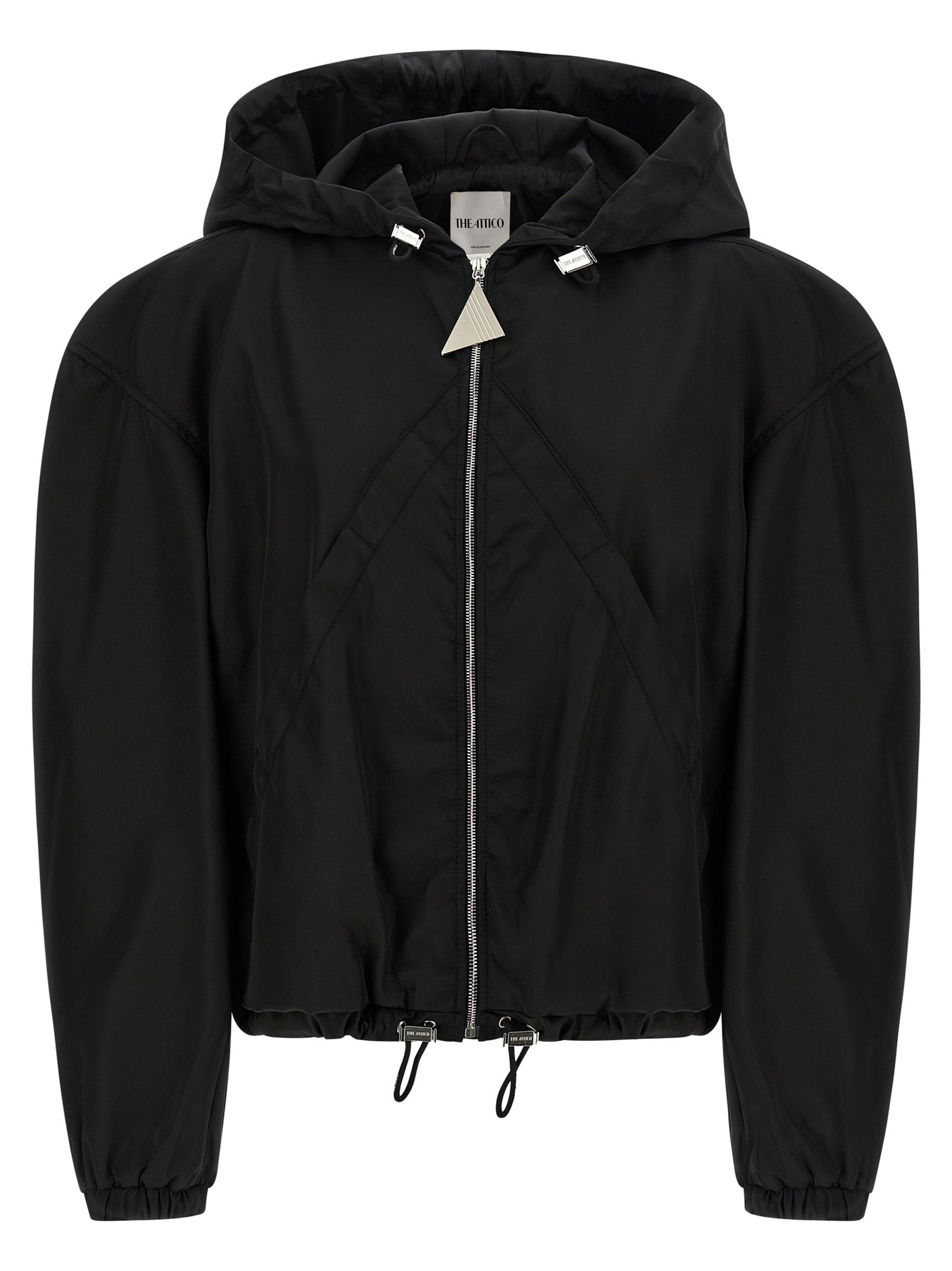 The Attico Women's Maxi Hood Bomber Jacket