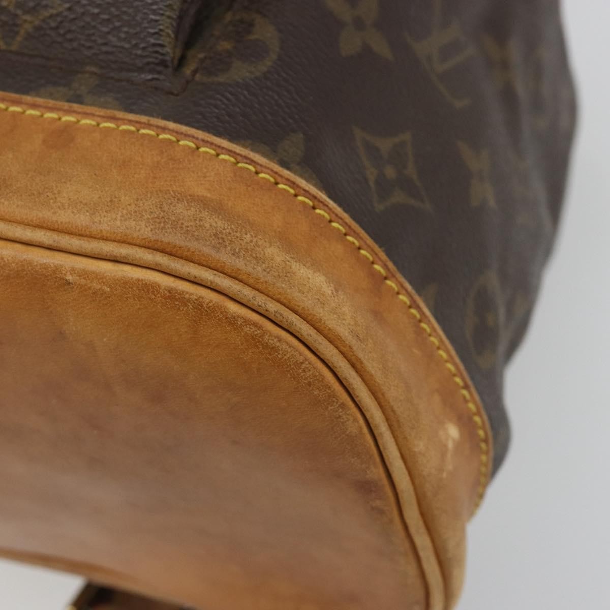 Louis Vuitton Vintage Montsouris Monogram Canvas Brown Canvas Backpack Bag (Pre-Owned)
