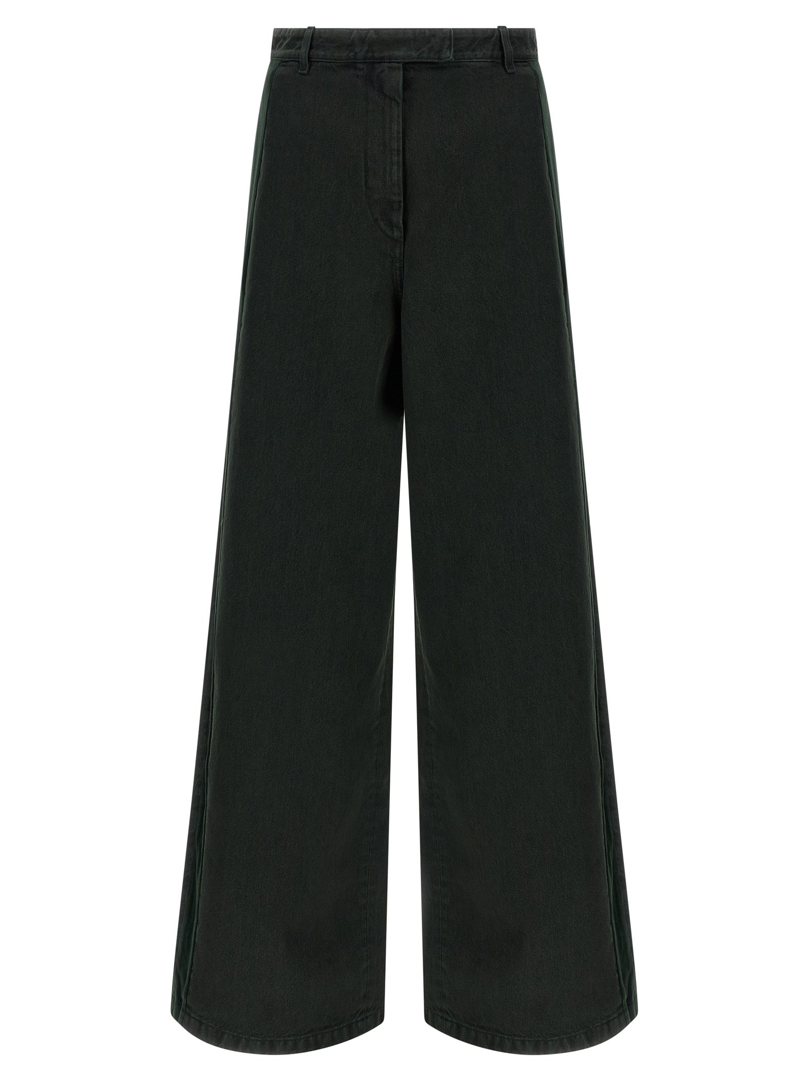 Dries Van Noten Women's Velvet Insert Jeans