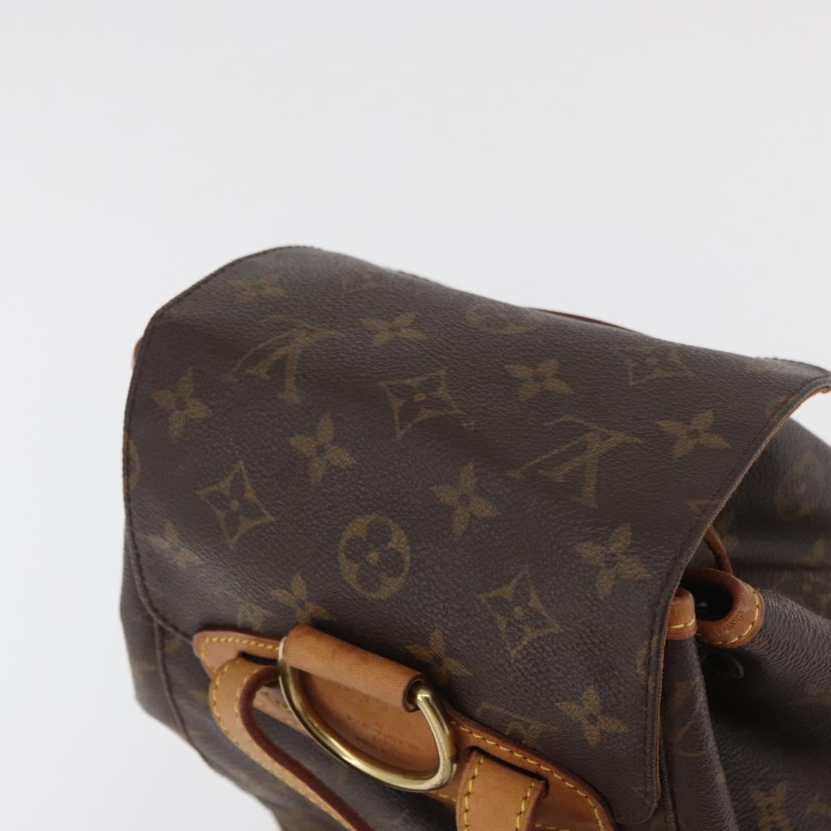 Louis Vuitton Vintage Montsouris Monogram Canvas Brown Canvas Backpack Bag (Pre-Owned)
