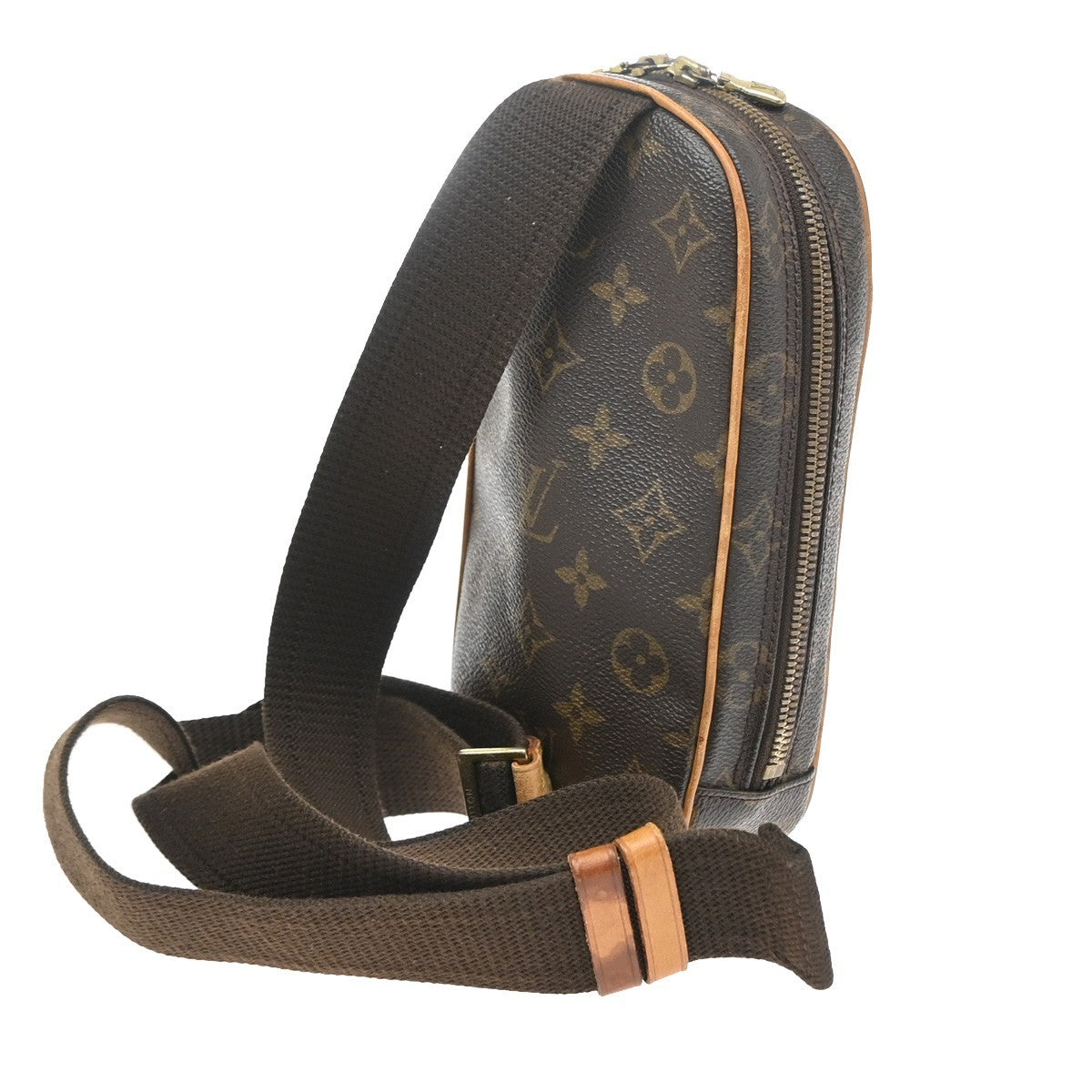 Louis Vuitton Pochette Gange Monogram Canvas Brown Canvas Clutche & Pouche Bag (Pre-Owned)