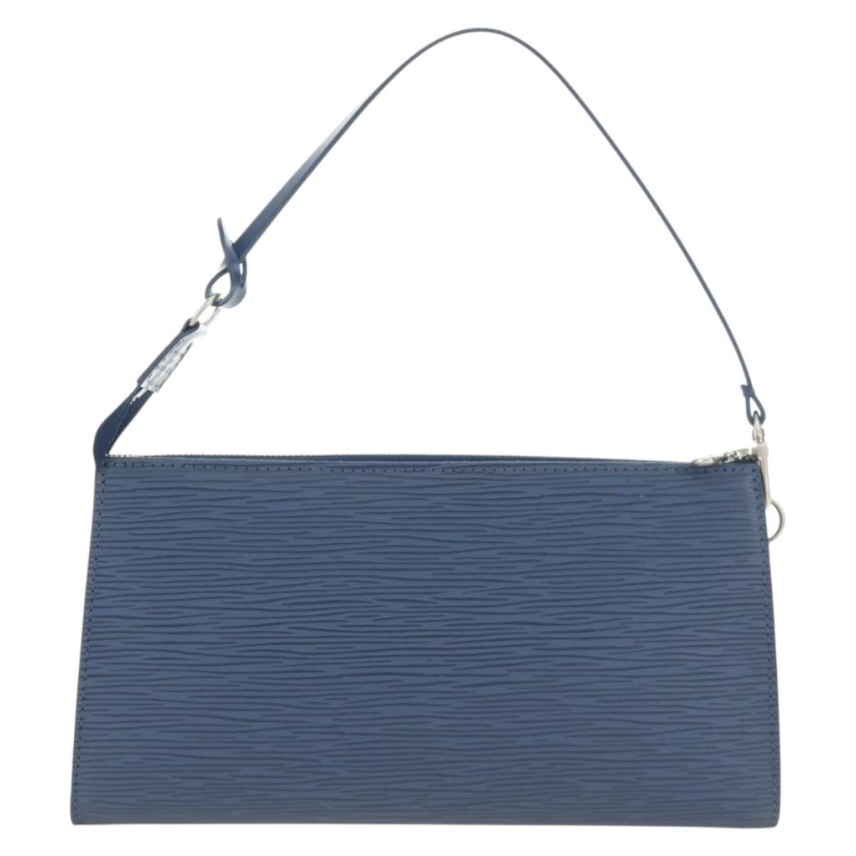 Louis Vuitton Pochette Accessoires Nm Epi Leather Blue Leather Clutche & Pouche Bag (Pre-Owned)