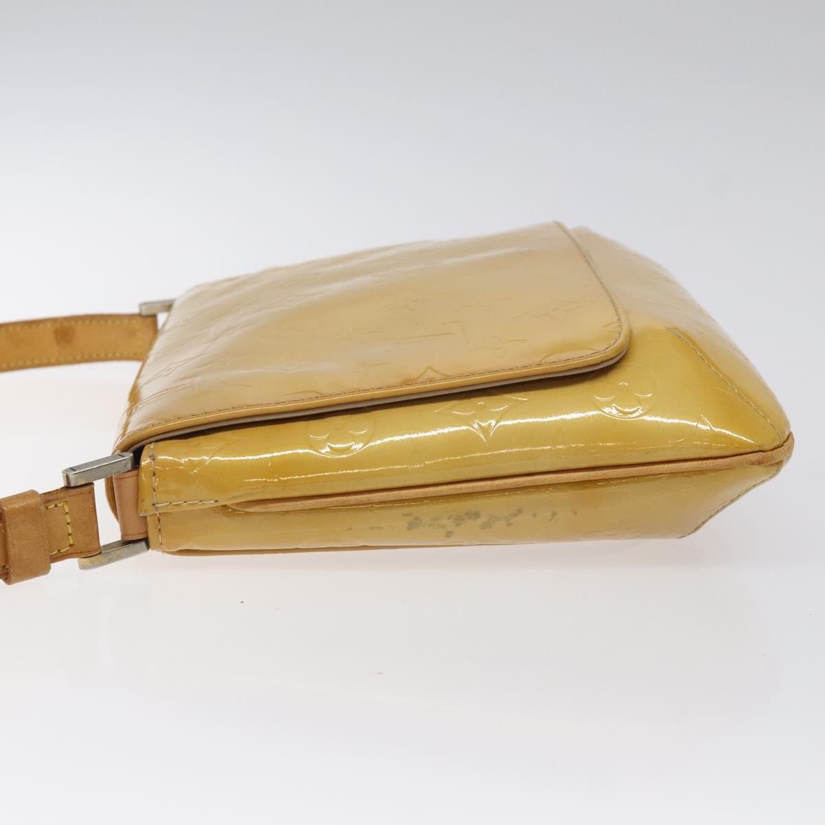 Louis Vuitton Thompson Street Monogram Vernis Beige Patent_Leather Shoulder Bag Bag (Pre-Owned)