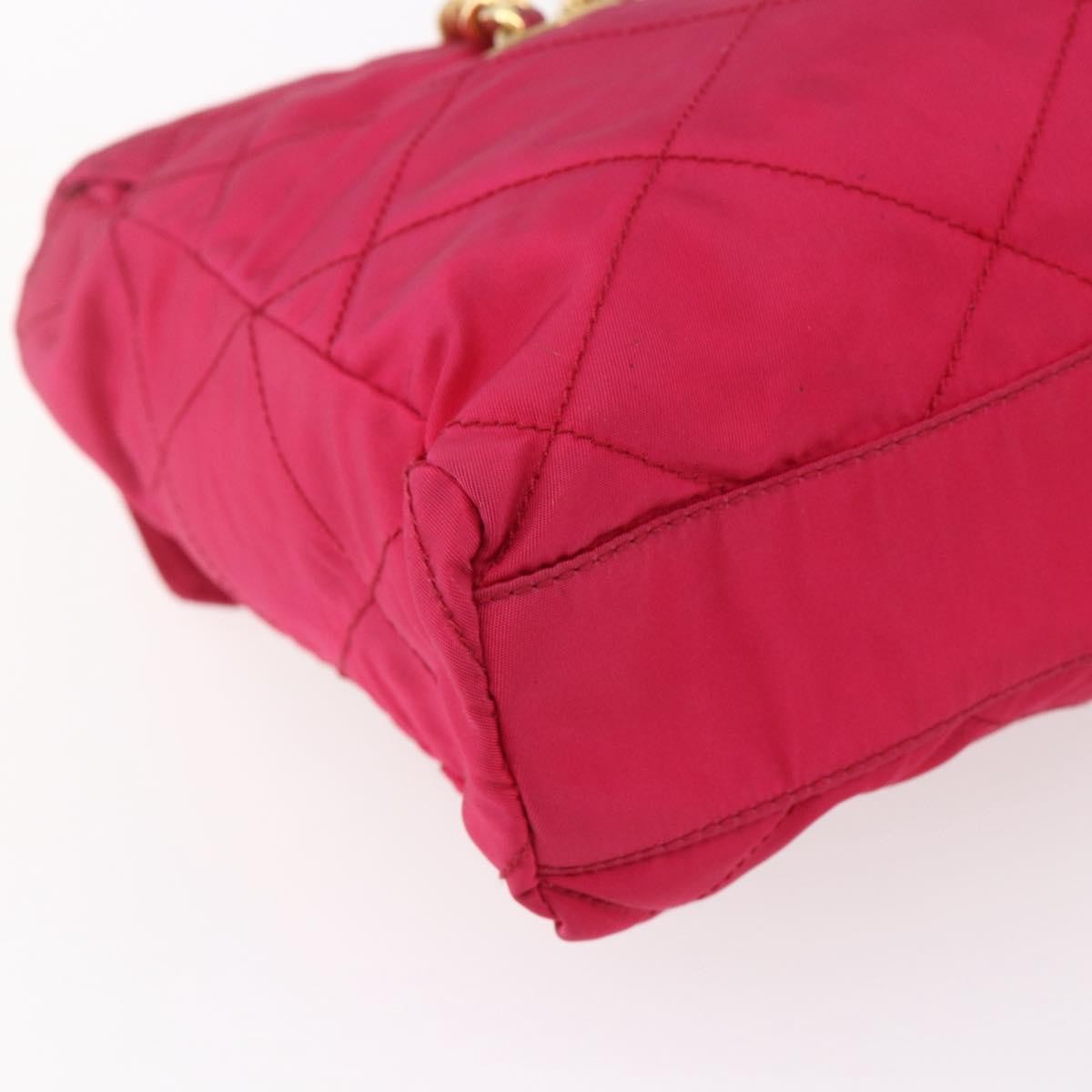 Prada Re-Edition 1995 Chain Tote Quilted Re-Nylon Pink Nylon Shoulder Bag Bag (Pre-Owned)