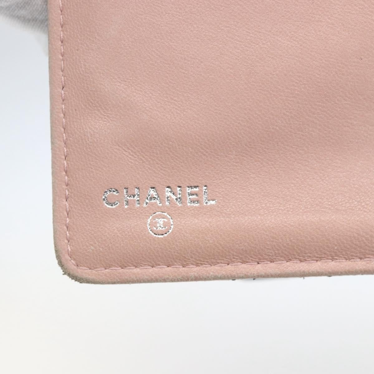 Chanel Vintage Cc Bifold Leather Black Leather Wallets Accessory (Pre-Owned)