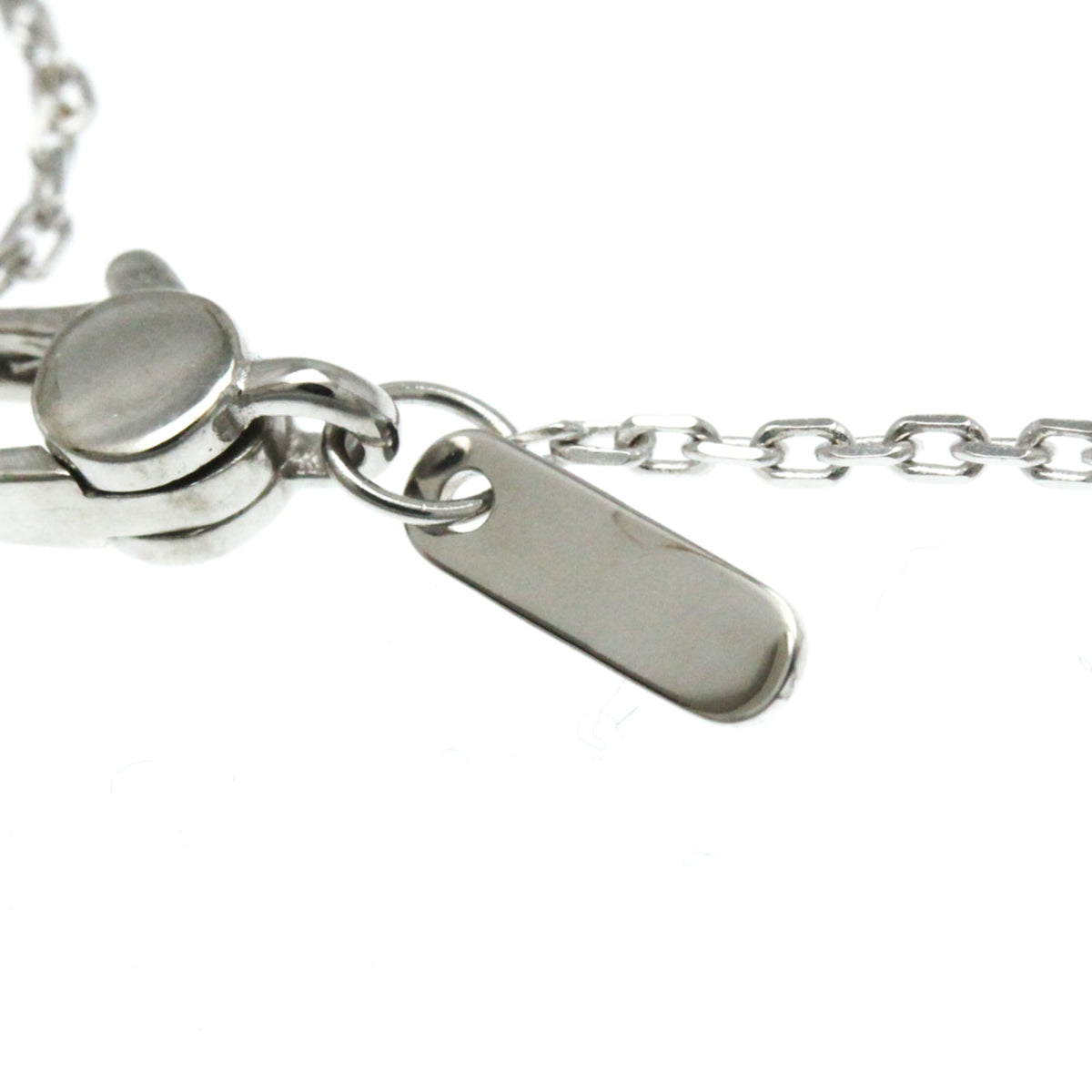Gucci Icon Twirl 18K White Gold With Diamonds Silver White_Gold Necklace Jewelry (Pre-Owned)