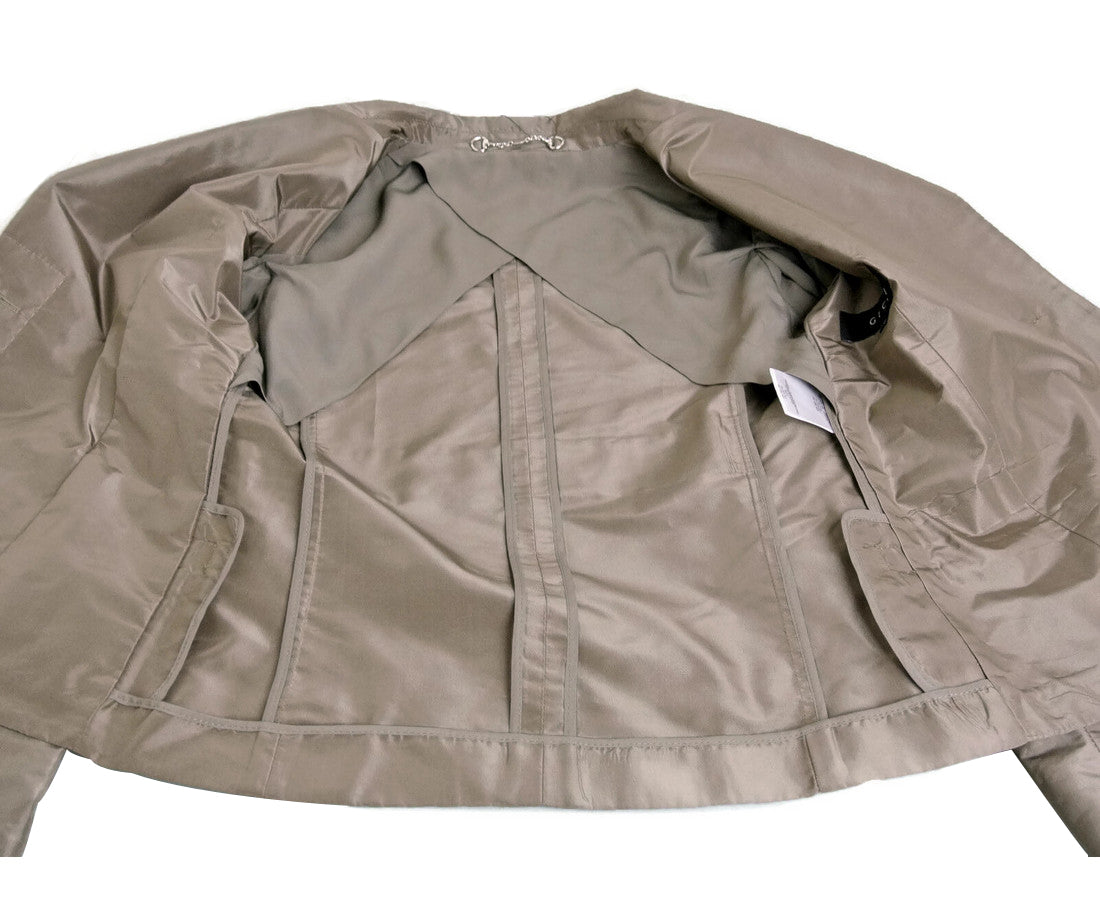 Gucci Women's Taffeta Top Basic Jacket Blazer (38 IT)