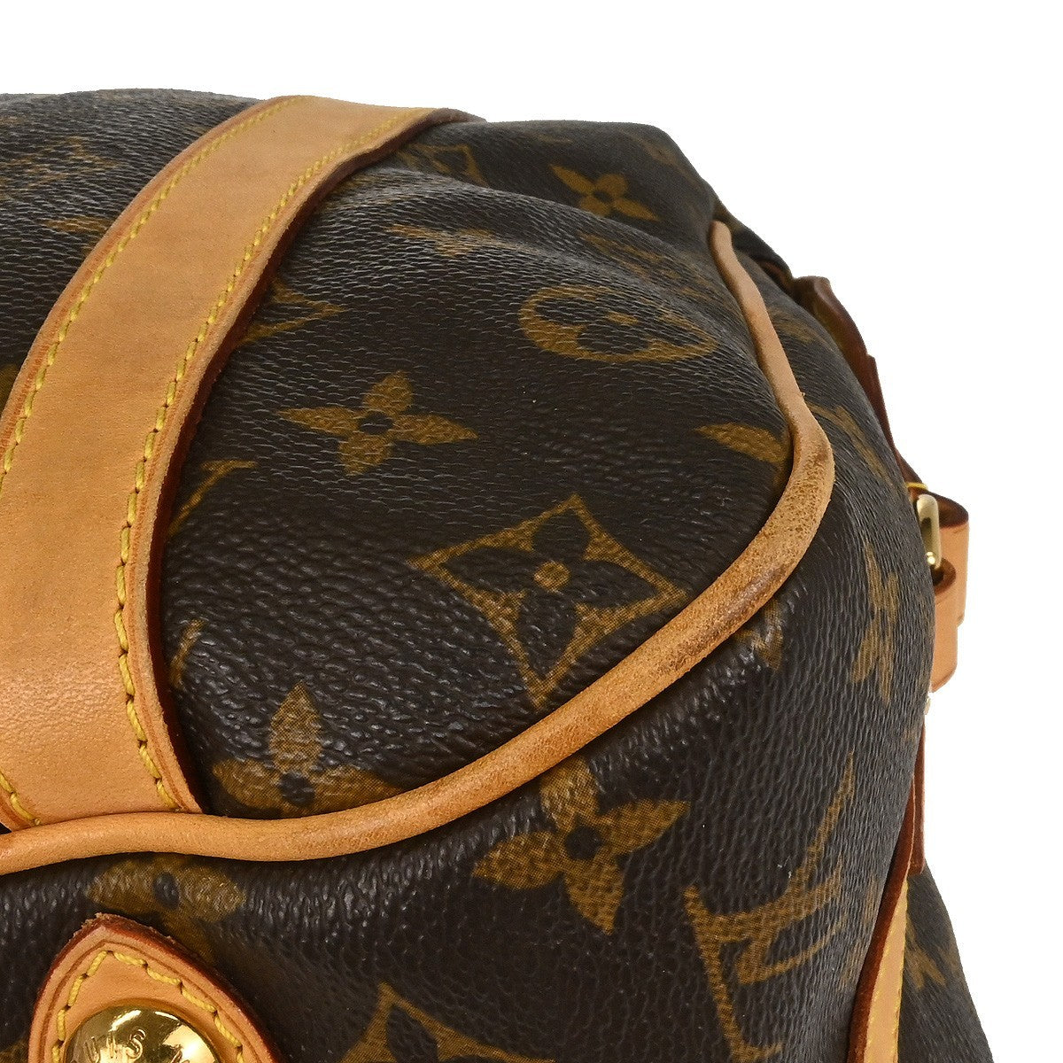 Louis Vuitton Stresa Monogram Canvas Brown Canvas Handbag (Pre-Owned)