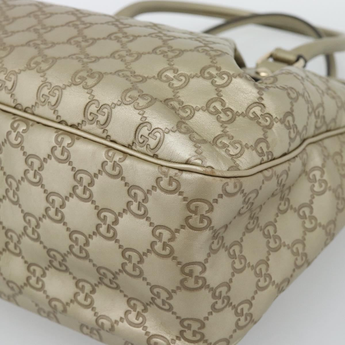 Gucci Sukey Top Handle Guccissima Leather Gold Leather Tote Bag Bag (Pre-Owned)