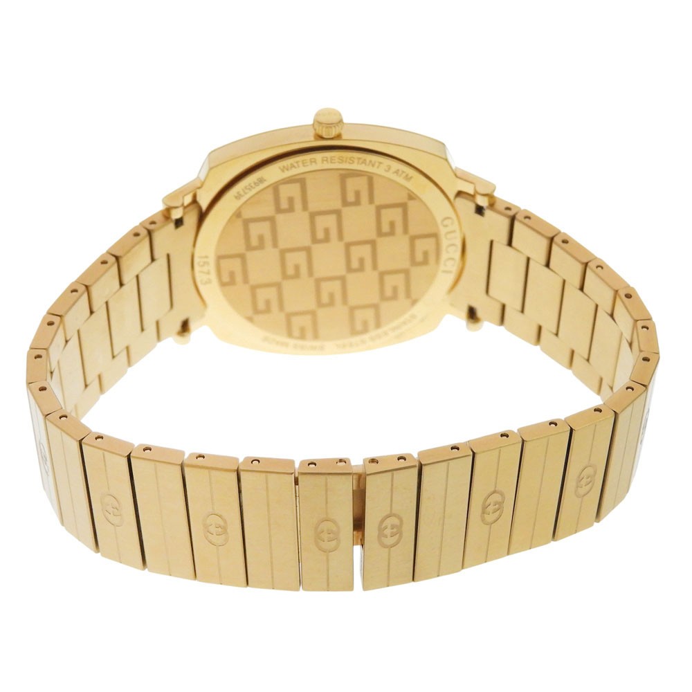 Gucci Grip Date Quartz Pvd Stainless Steel Watch (Pre-Owned)