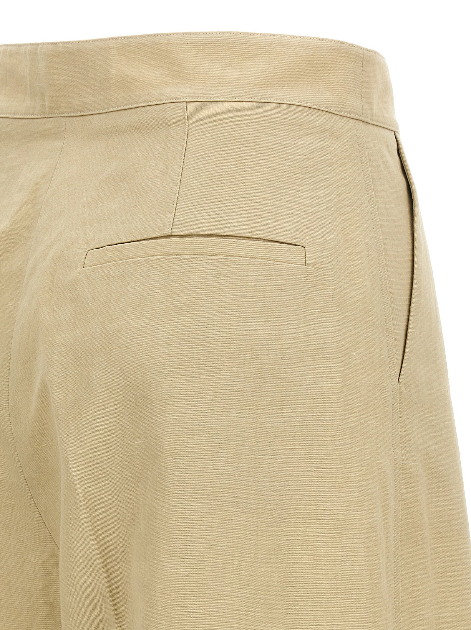 Yves Salomon Women's Linen Trousers