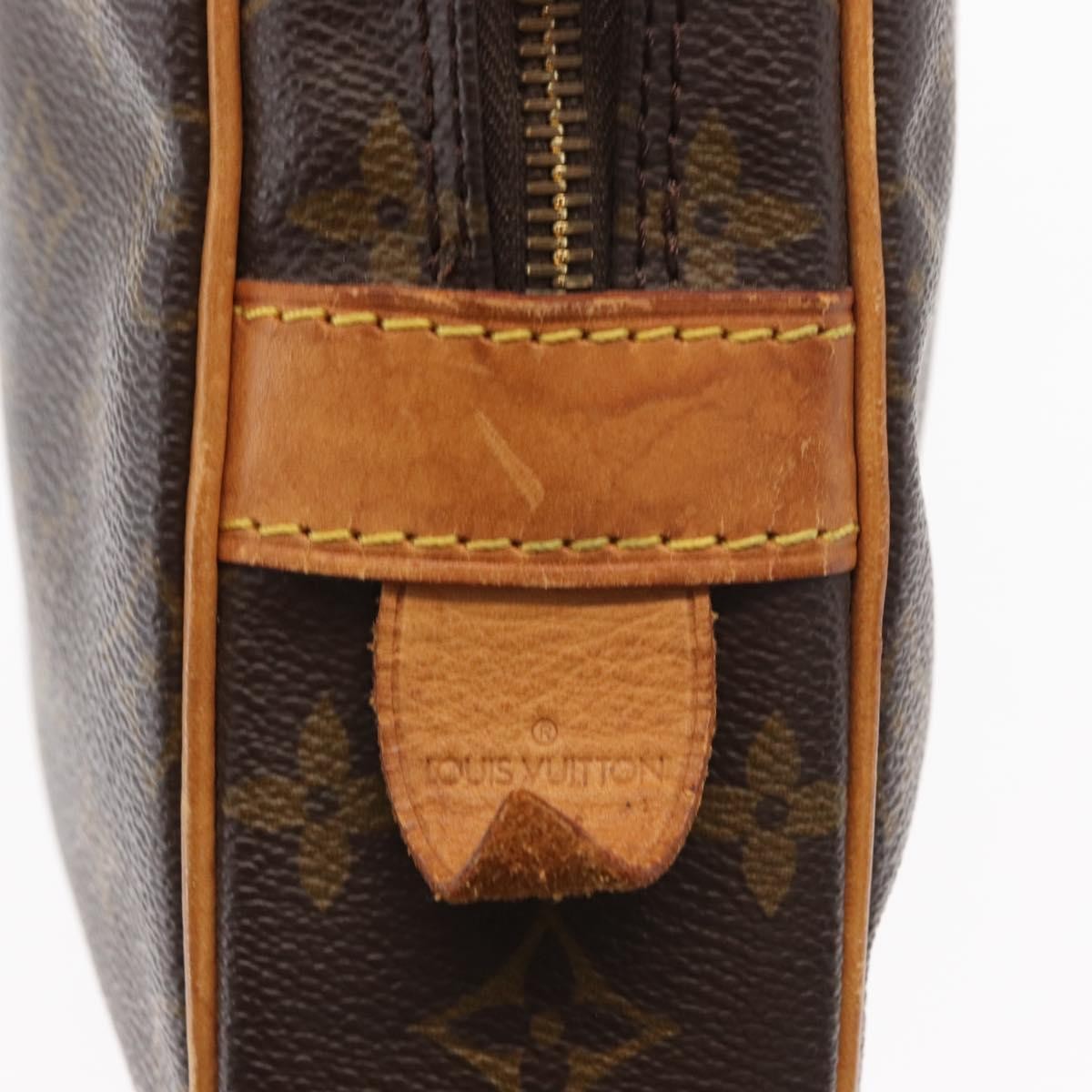 Louis Vuitton Porte-Documents Voyage Macassar Monogram Canvas Brown Canvas Briefcase Bag (Pre-Owned)