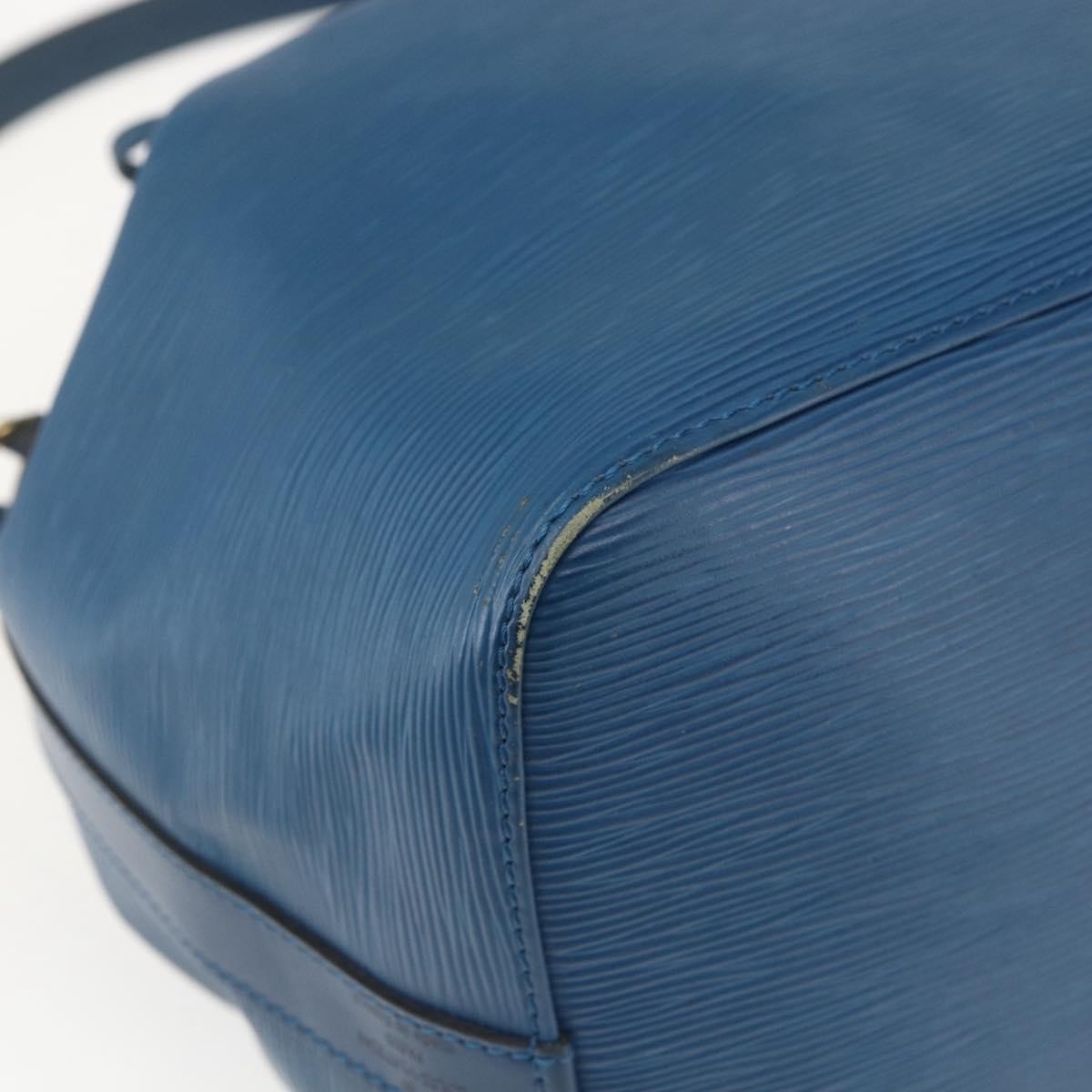 Louis Vuitton Petit Noe Epi Leather Blue Leather Shoulder Bag Bag (Pre-Owned)