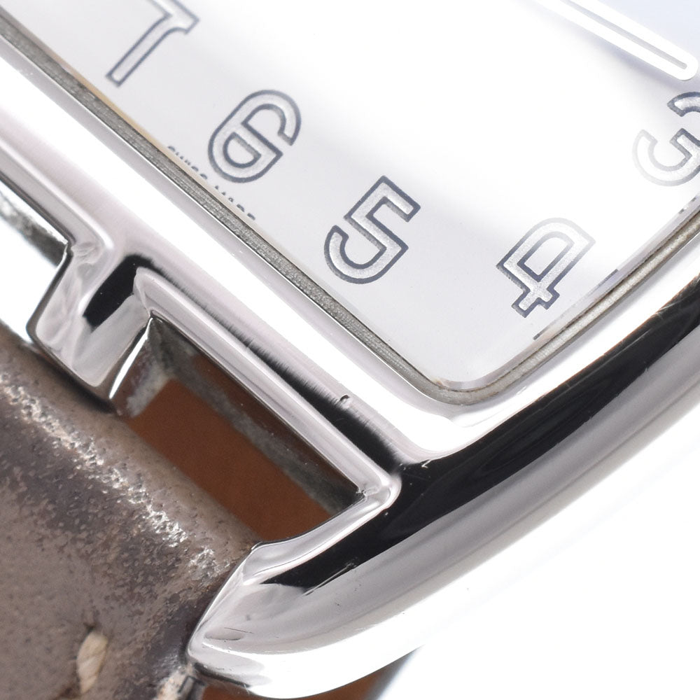 Hermes Cape Cod Double Tour Quartz Stainless Steel And Leather Watch (Pre-Owned)