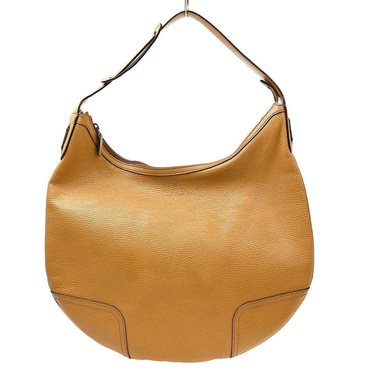 Gucci Princy Hobo Leather Brown Leather Shoulder Bag Bag (Pre-Owned)