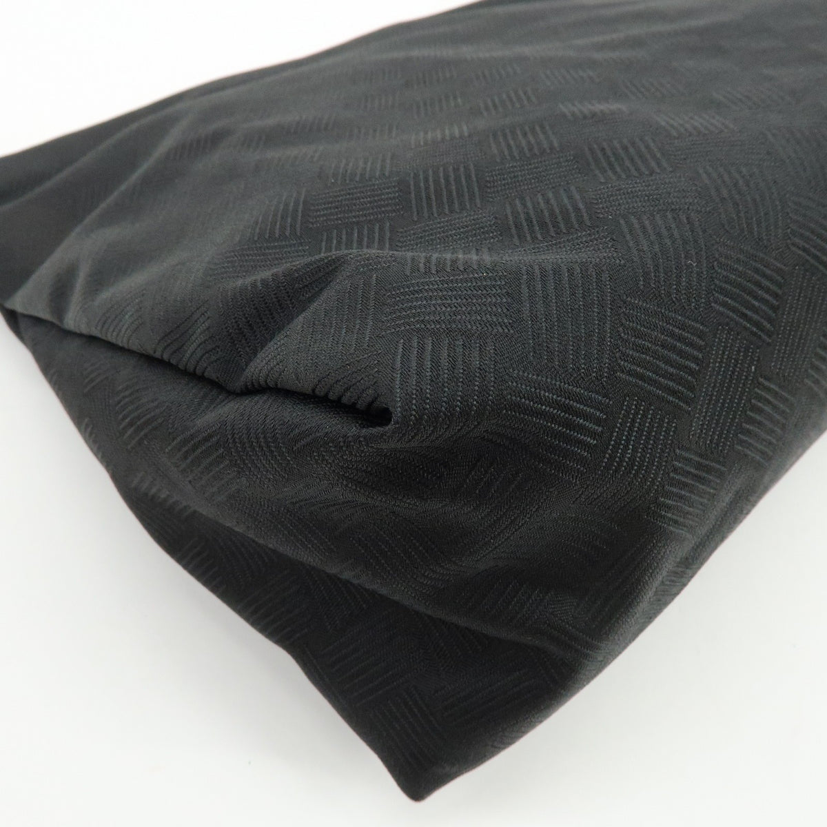 Bottega Veneta Vintage Clutch Nylon Black Nylon Clutche & Pouche Bag (Pre-Owned)