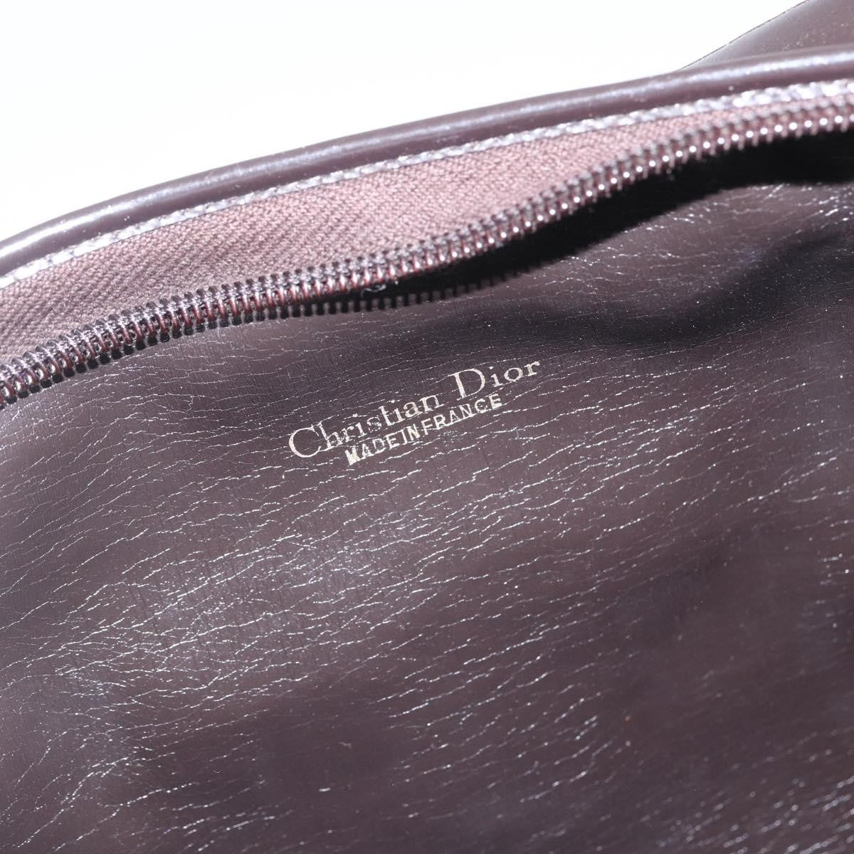 Christian Dior Vintage Cd Trotter Canvas Beige Canvas Shoulder Bag Bag (Pre-Owned)