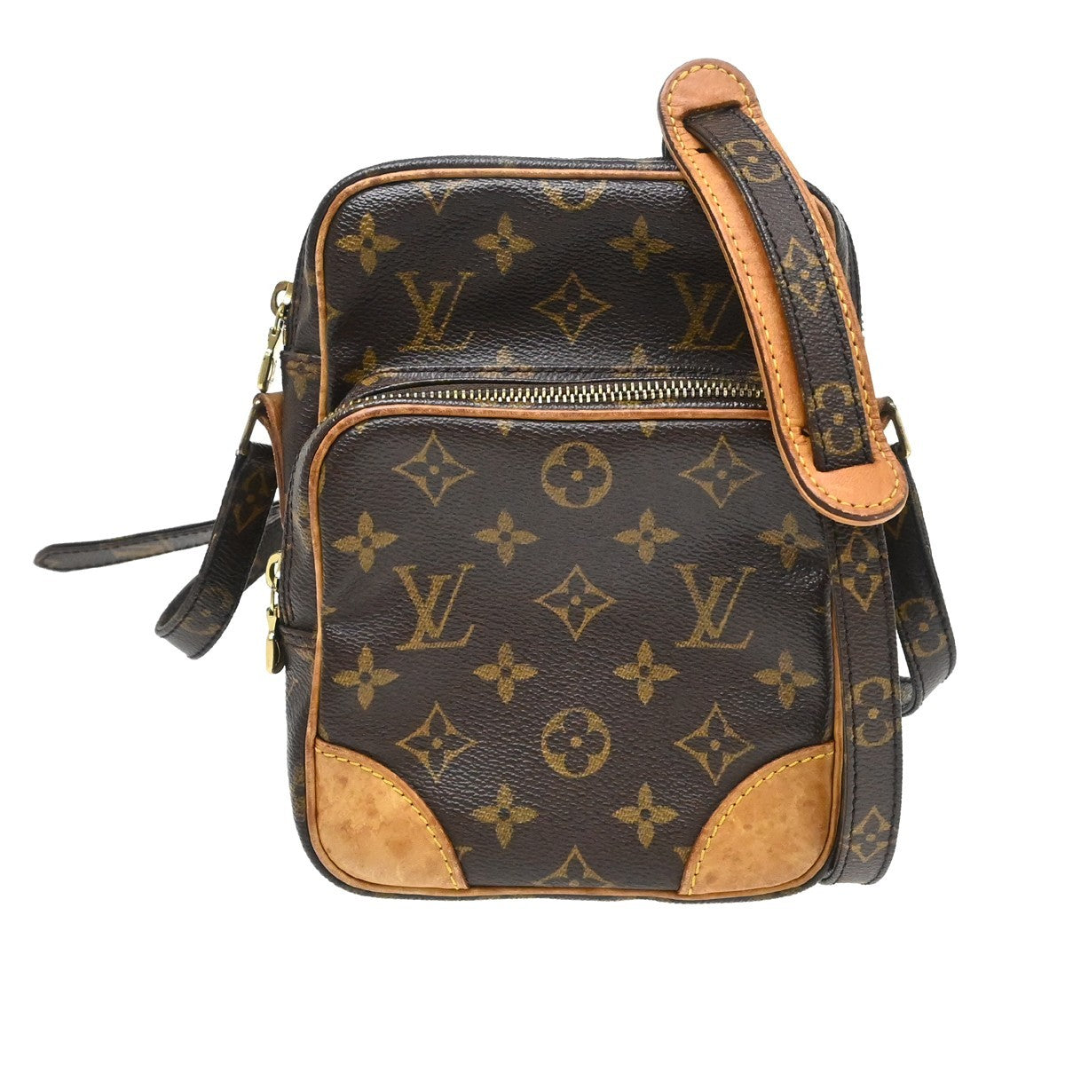 Louis Vuitton Amazone Monogram Canvas Brown Canvas Shoulder Bag Bag (Pre-Owned)