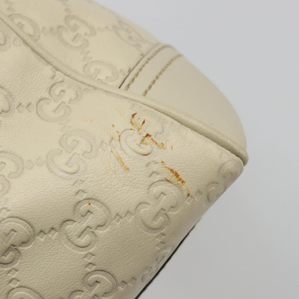 Gucci Princy Tote Guccissima Leather Beige Leather Shoulder Bag Bag (Pre-Owned)