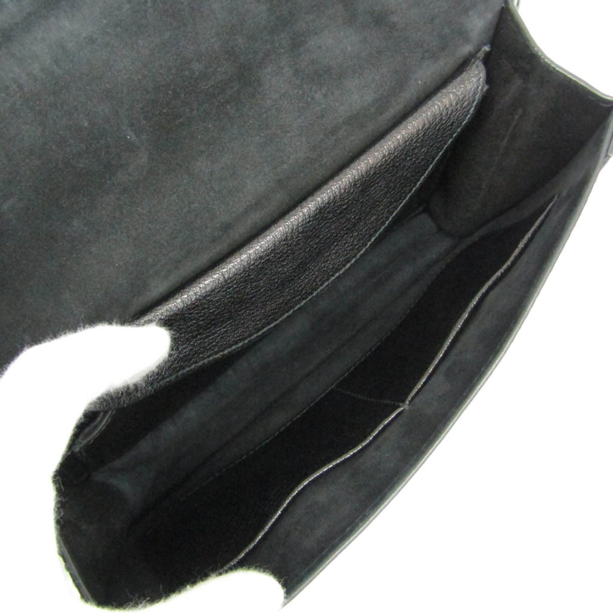 Christian Dior J'adior Flap Leather Black Leather Shoulder Bag Bag (Pre-Owned)