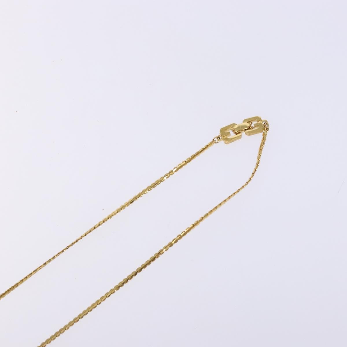 Givenchy Vintage Metal Gold Metal Necklace Jewelry (Pre-Owned)