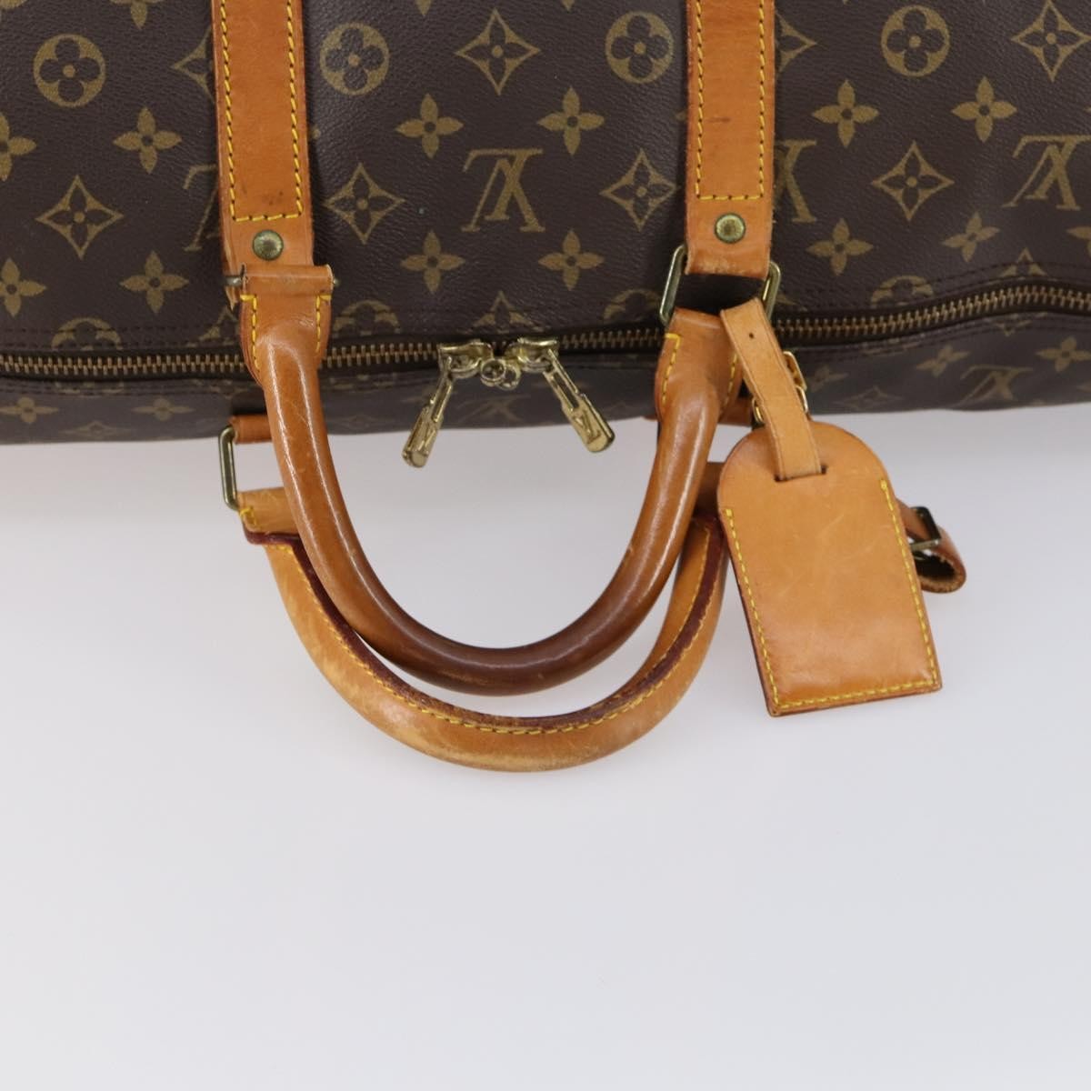 Louis Vuitton Keepall Monogram Canvas Brown Canvas Travel Bag Bag (Pre-Owned)
