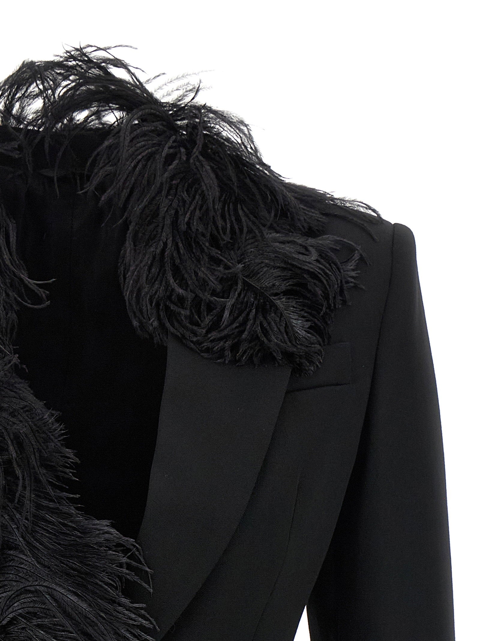 The Attico Women's Feather Blazer