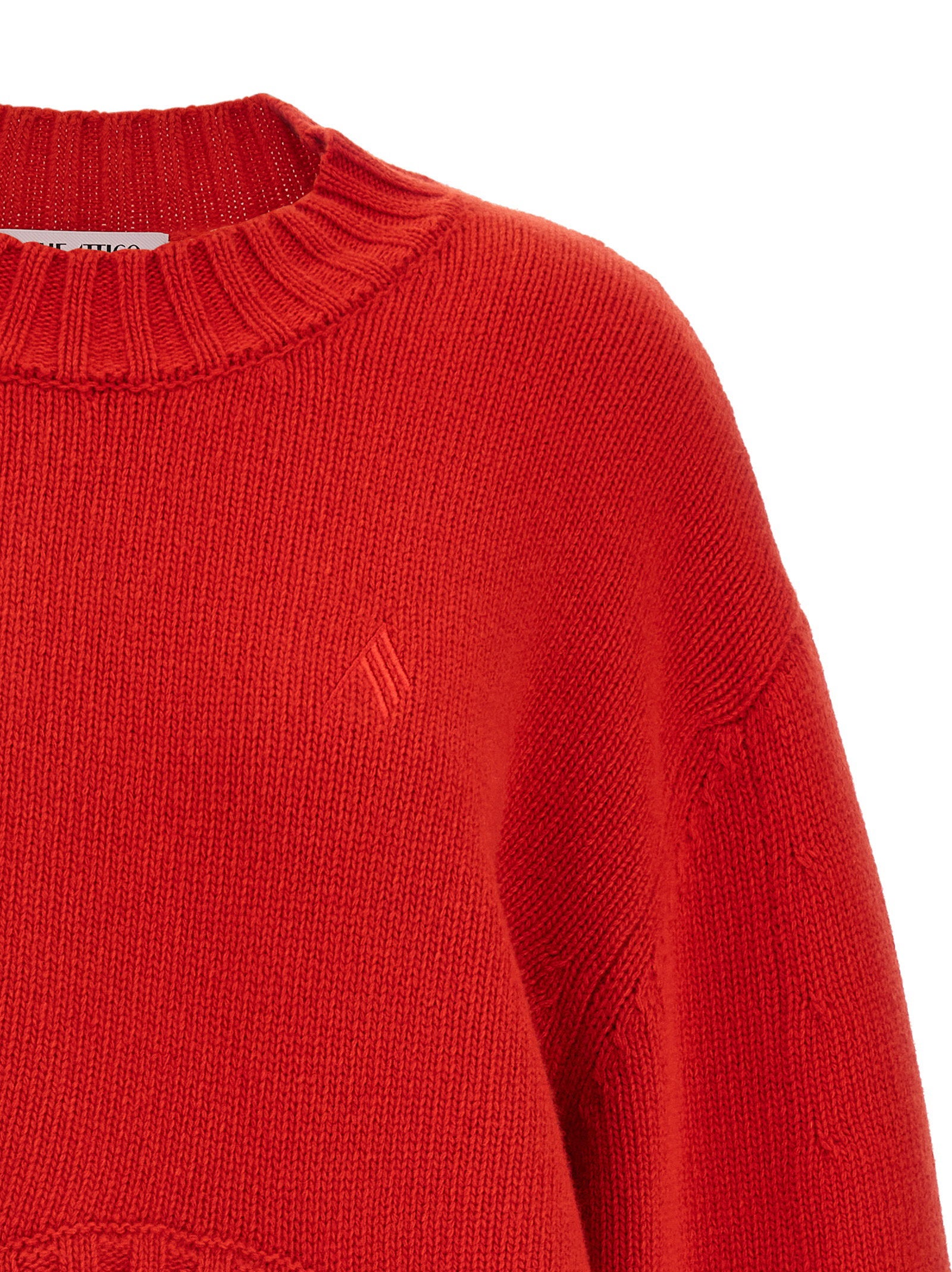 The Attico Women's Asymmetrical Hem Sweater
