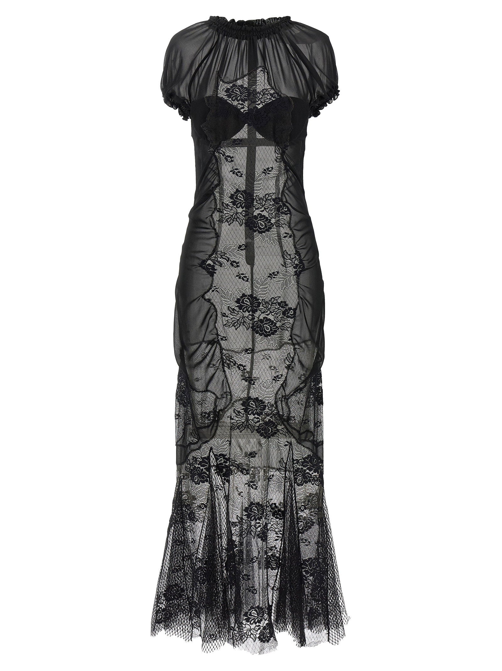 The Attico Women's Lace Tulle Dress