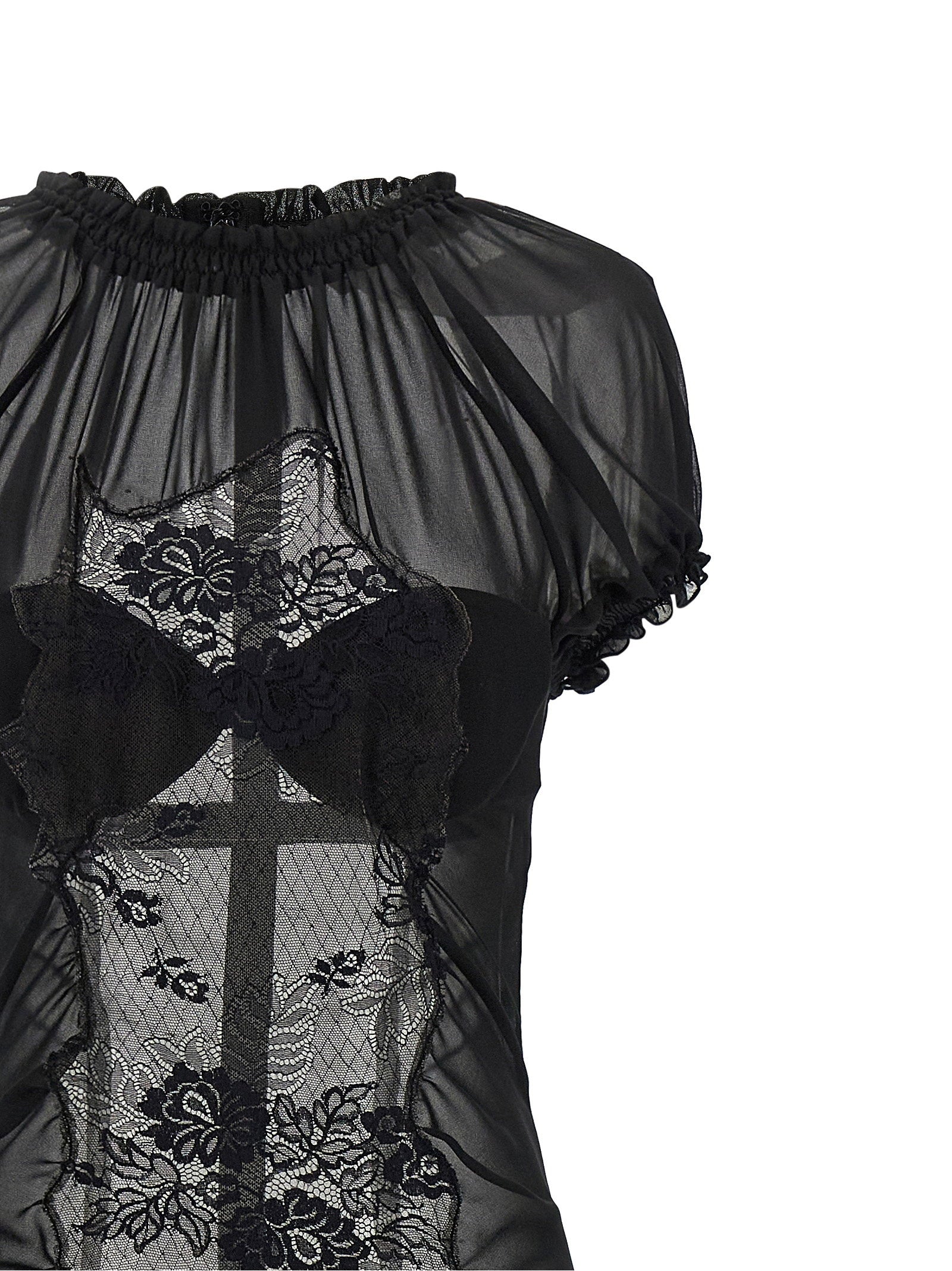 The Attico Women's Lace Tulle Dress