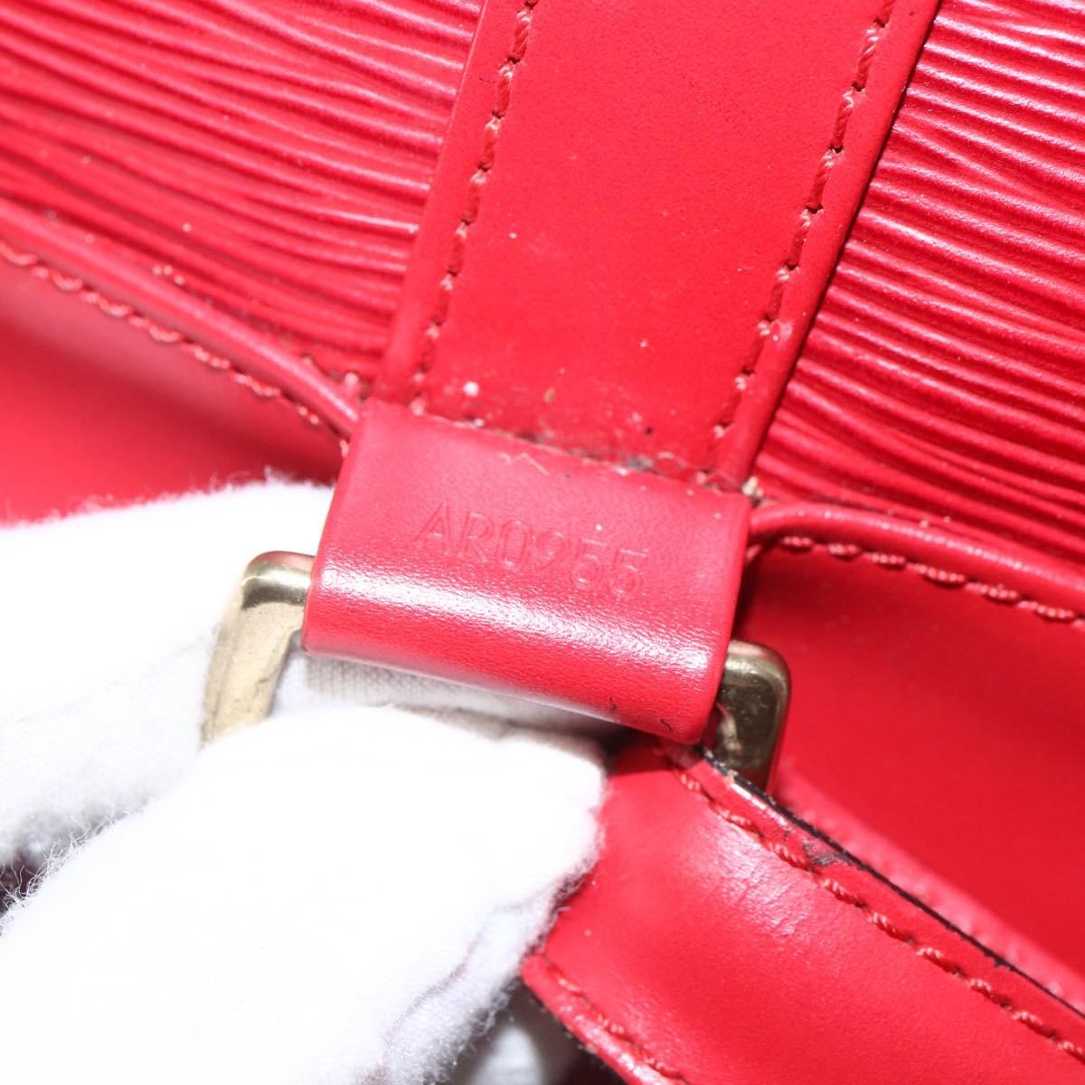 Louis Vuitton Randonnee Epi Leather Red Leather Shoulder Bag Bag (Pre-Owned)