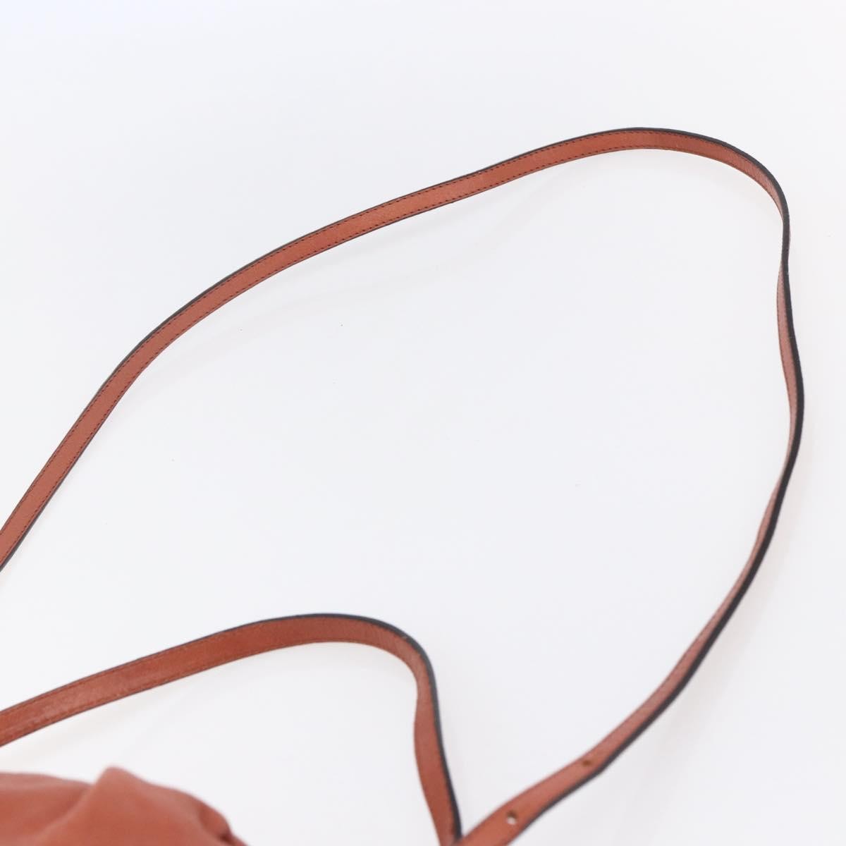 Chloe Vintage Leather Orange Leather Shoulder Bag Bag (Pre-Owned)