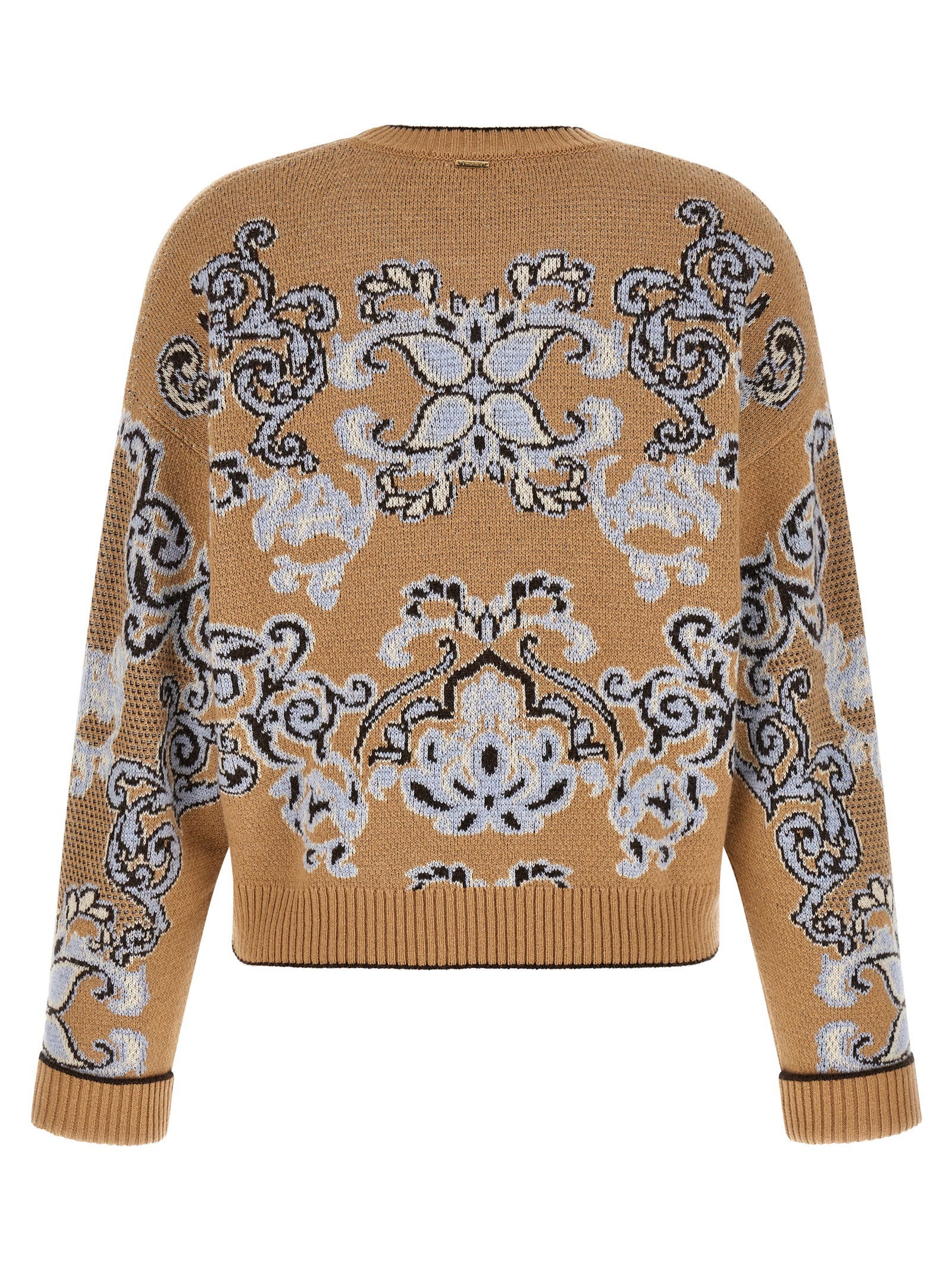 Twin Set Women's Jacquard Wool Blend Sweater