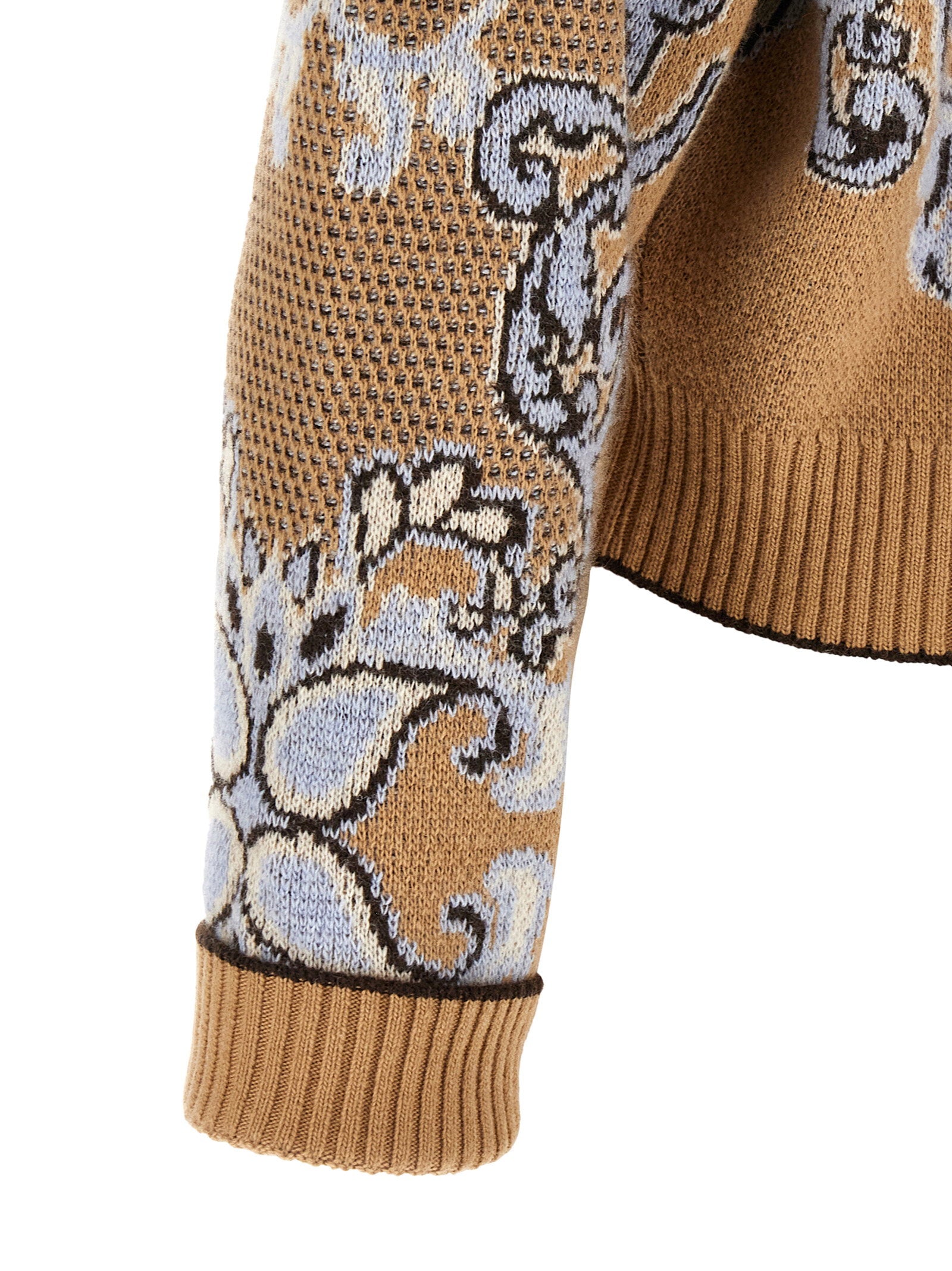 Twin Set Women's Jacquard Wool Blend Sweater