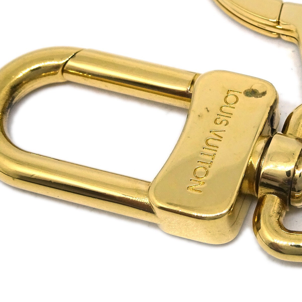 Louis Vuitton Bolt Pochette Extender Keychain Metal Gold Gold_Plated Charms And Keychains Accessory (Pre-Owned)